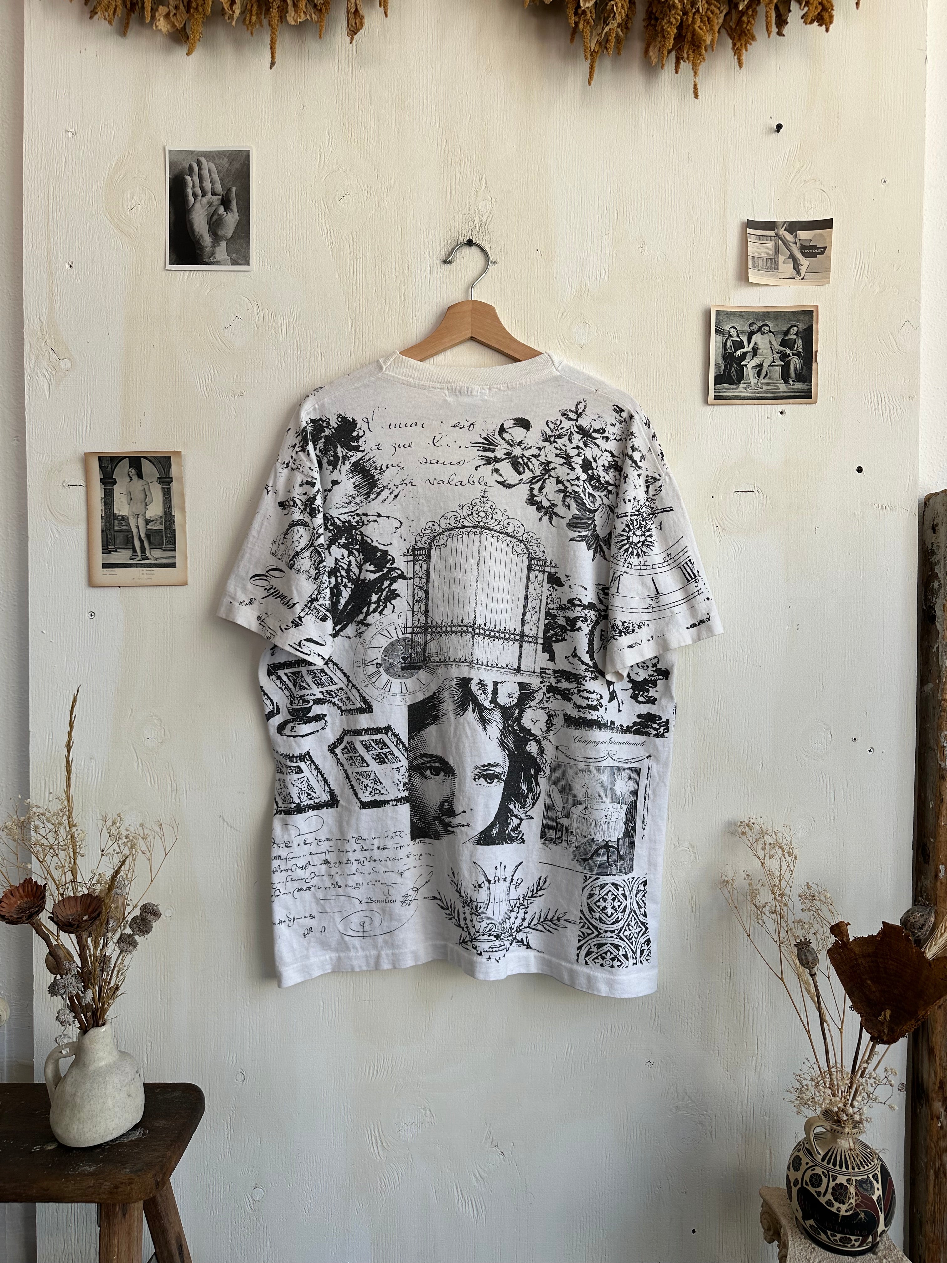 1990s Made In USA Express All-Over Print Tee (Boxy XL)