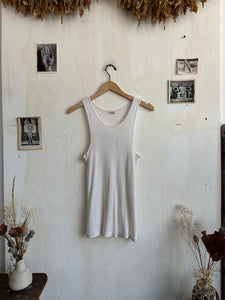 1980s Ribbed Tank Top (M)