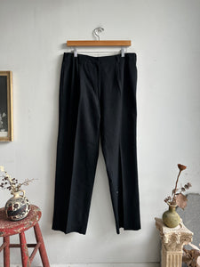 1960s Black Pinstripe Trousers (33 x 28)