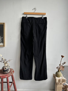 1980s Waist-Clasp Tuxedo Trousers (33 x 30)