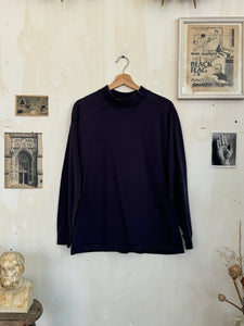 1990s Faded Black Mock Neck (L)
