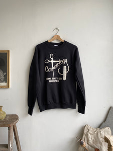 1980s Black Cosmetology Sweatshirt (M)