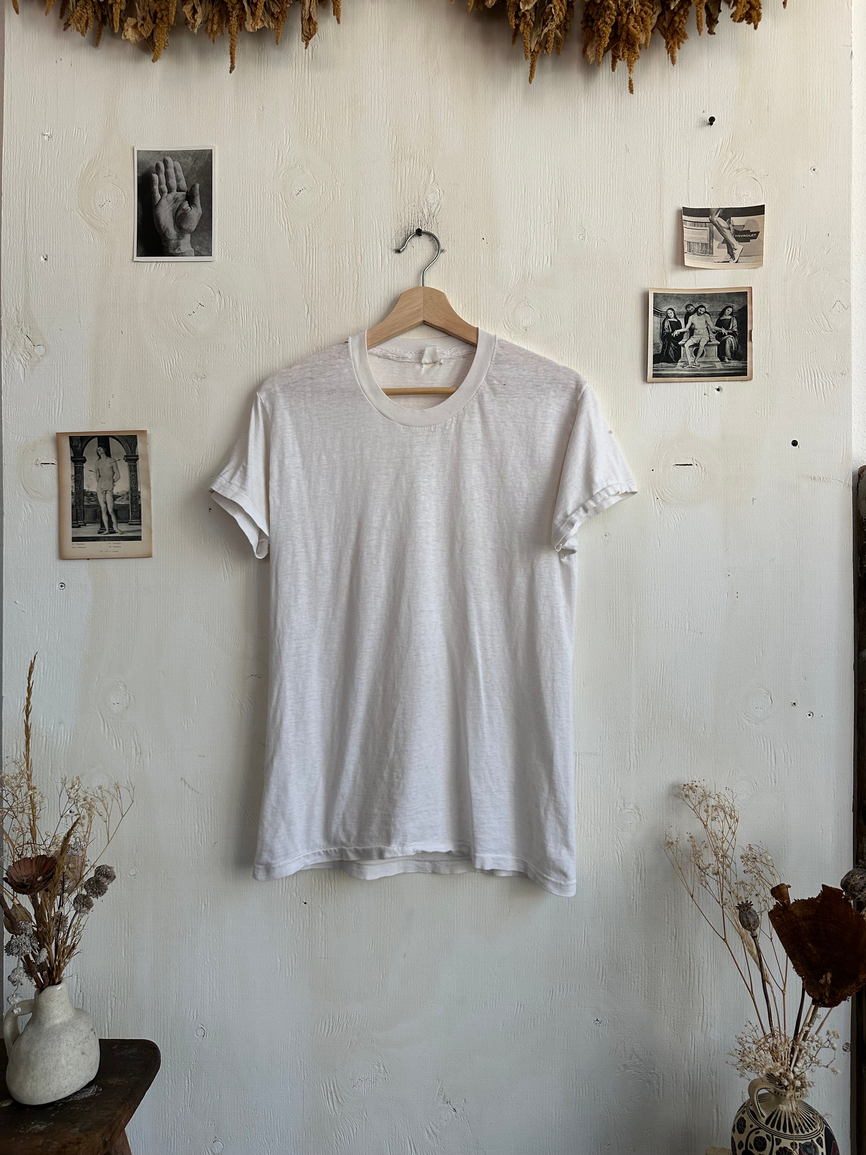 1970s Perfectly Worn White Blank (Boxy M)