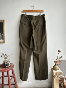 1970s Army Green Trousers (32 x 32)