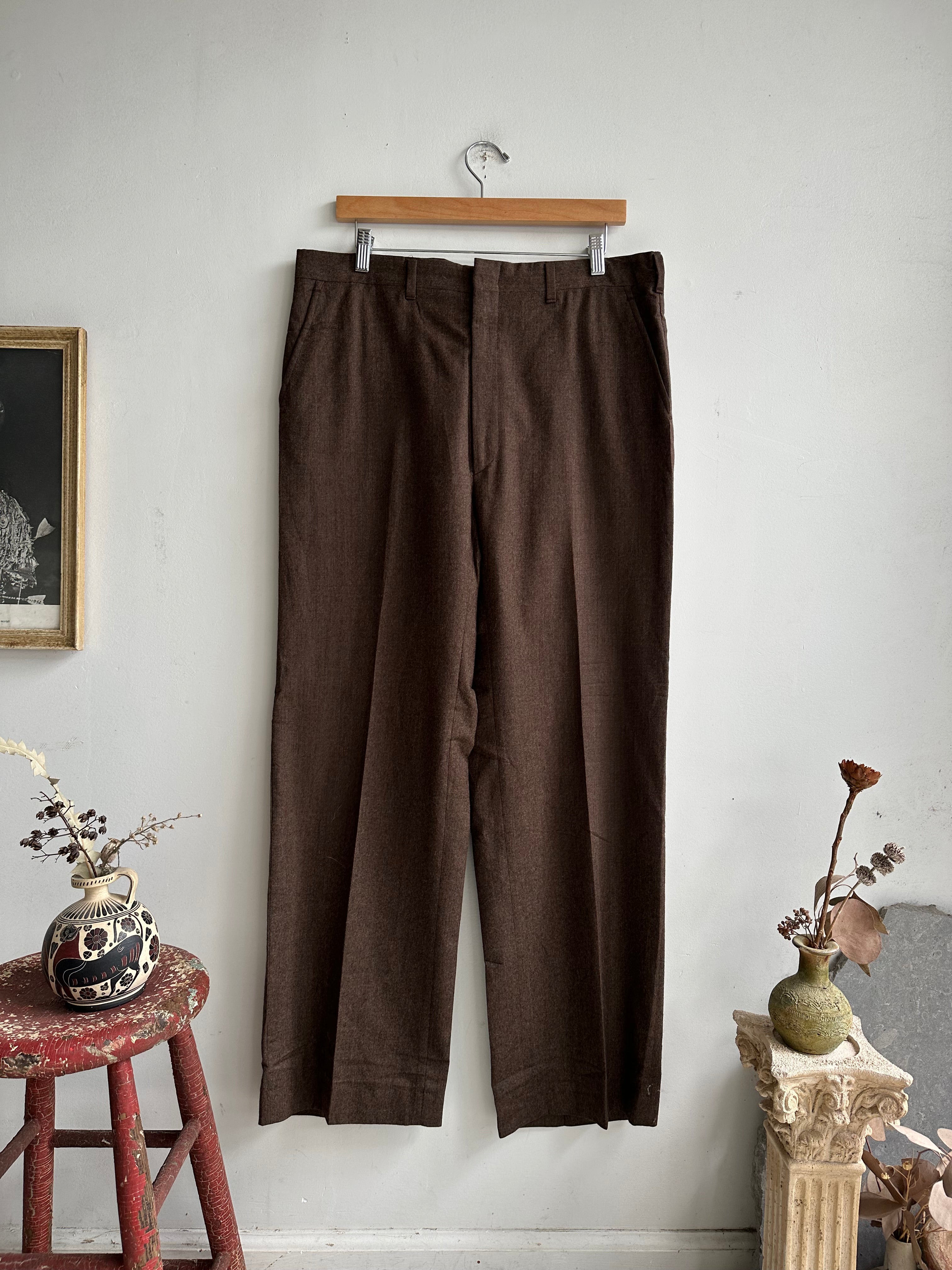 1980s Slate Blown Trousers (35 x 30)