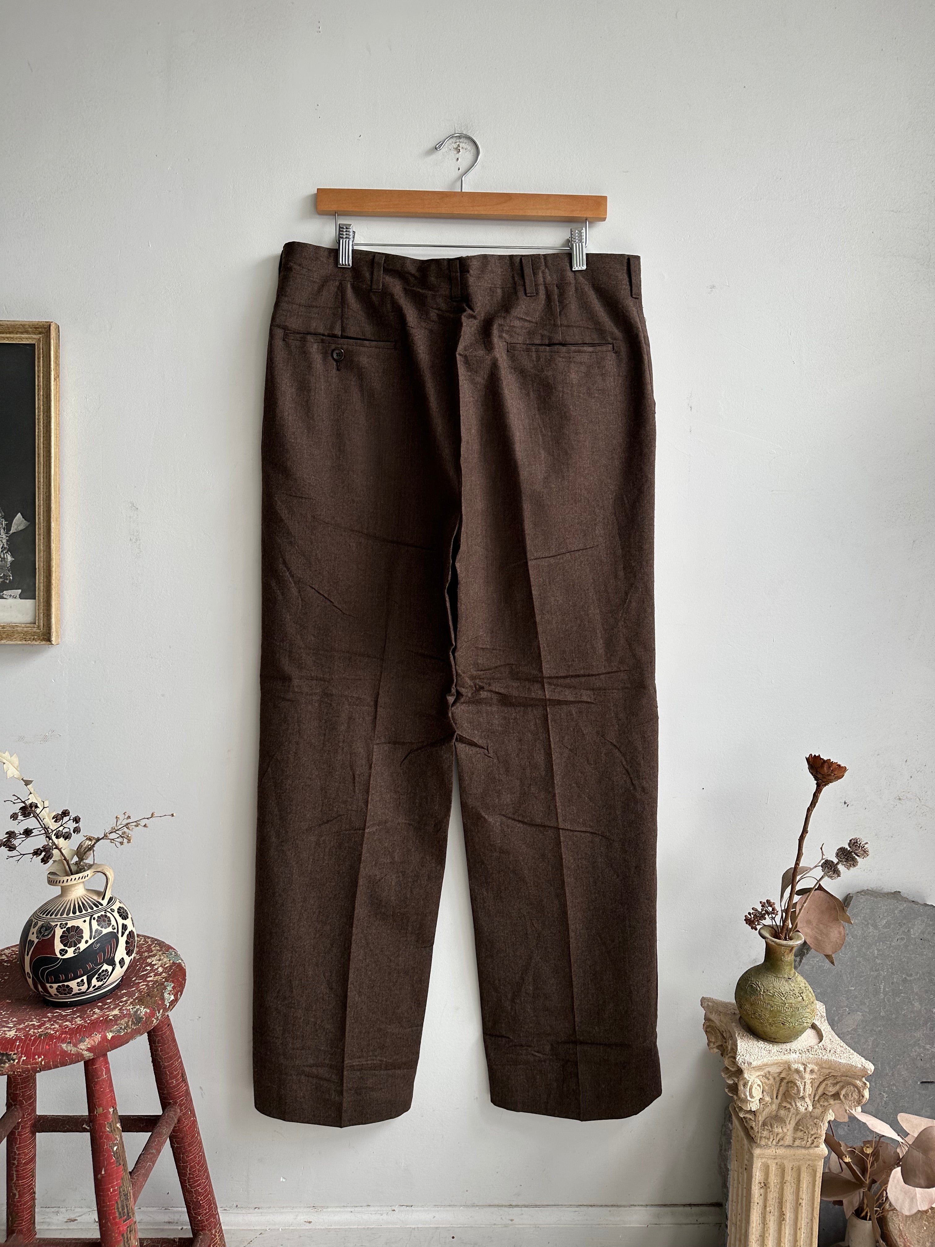 1980s Slate Blown Trousers (35 x 30)