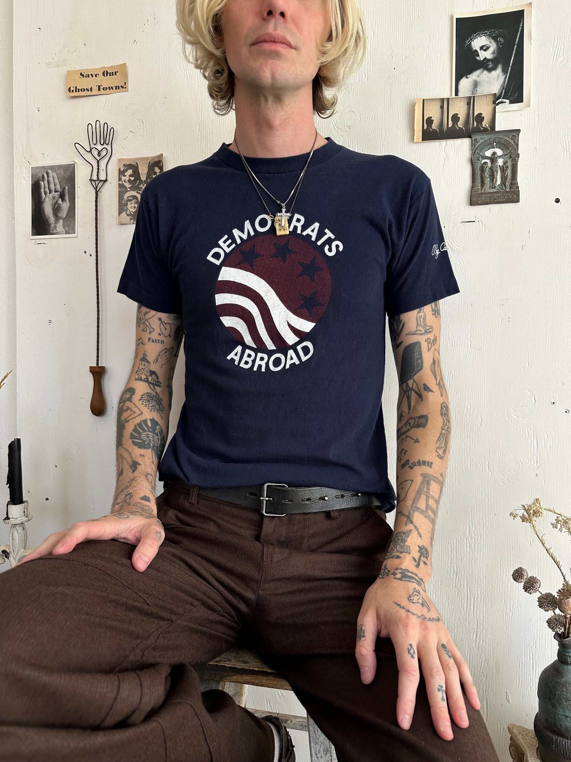 1970s Democrats Abroad Tee