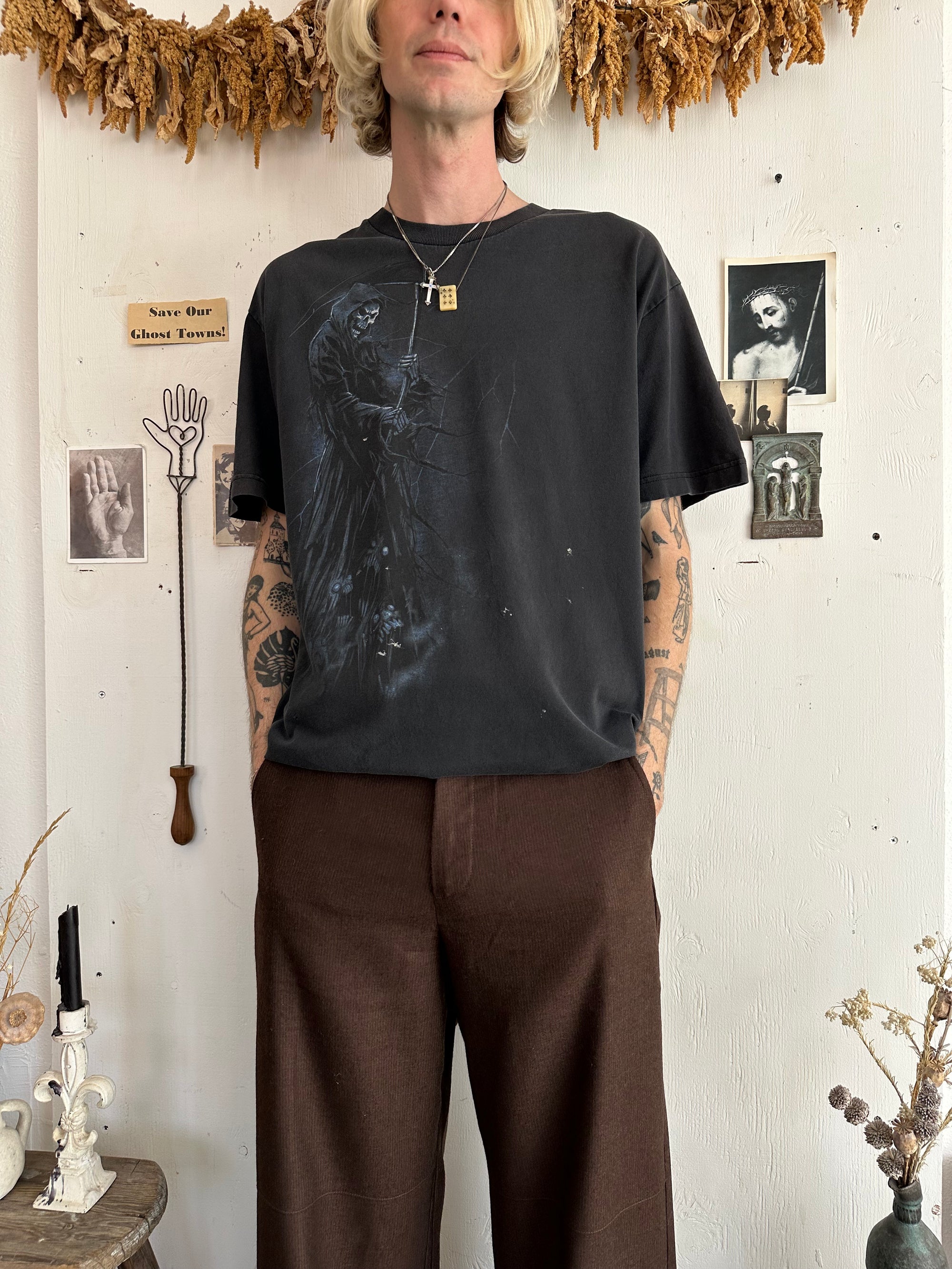 1990s Faded Grim Reaper Tee