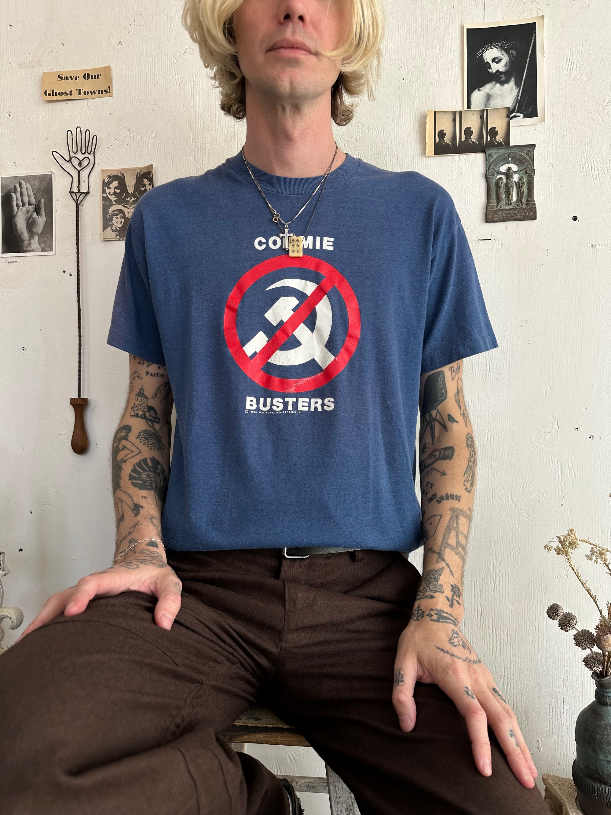 1985 Commie Busters Tee