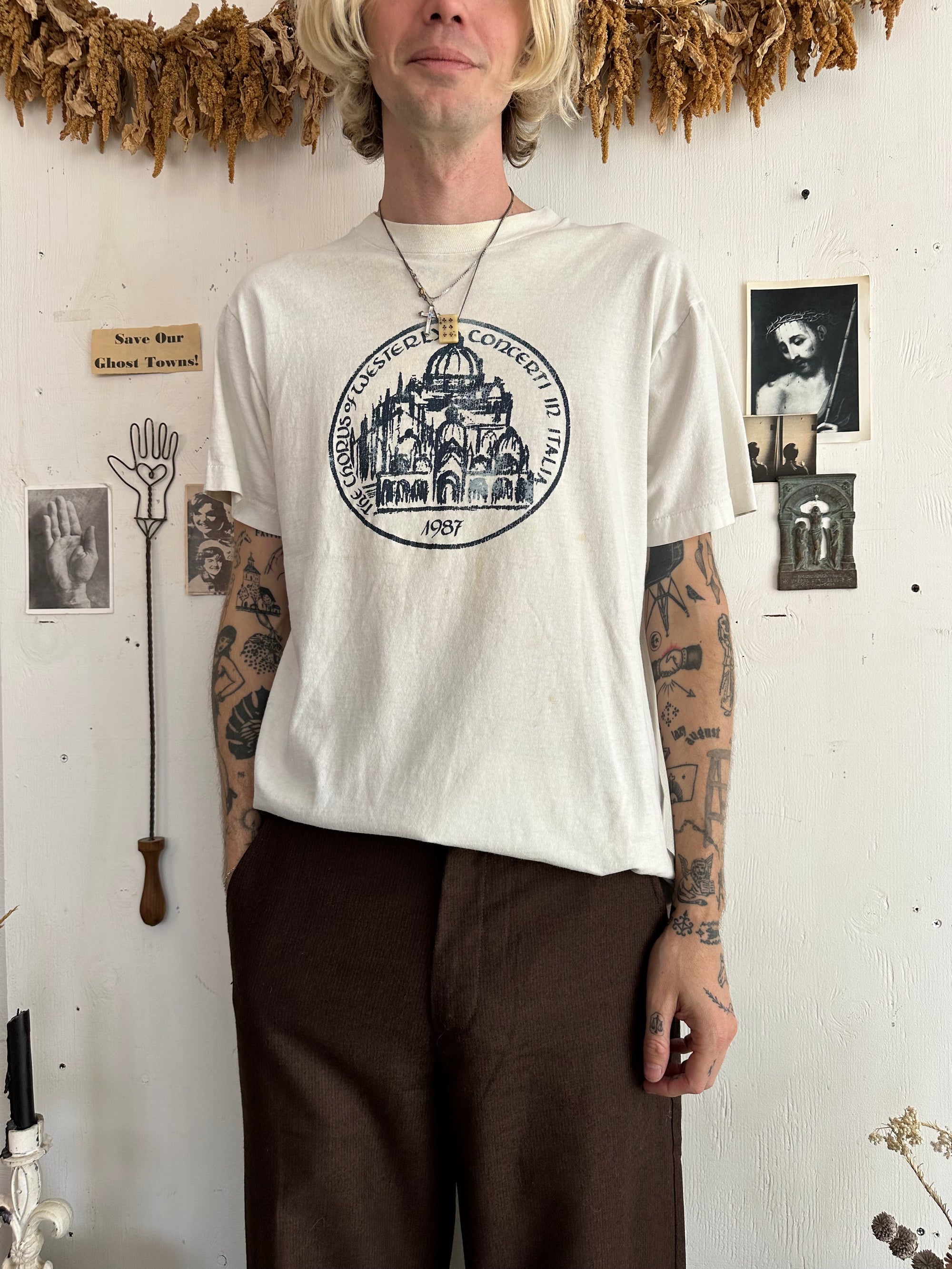 1987 Concert in Italia Tee