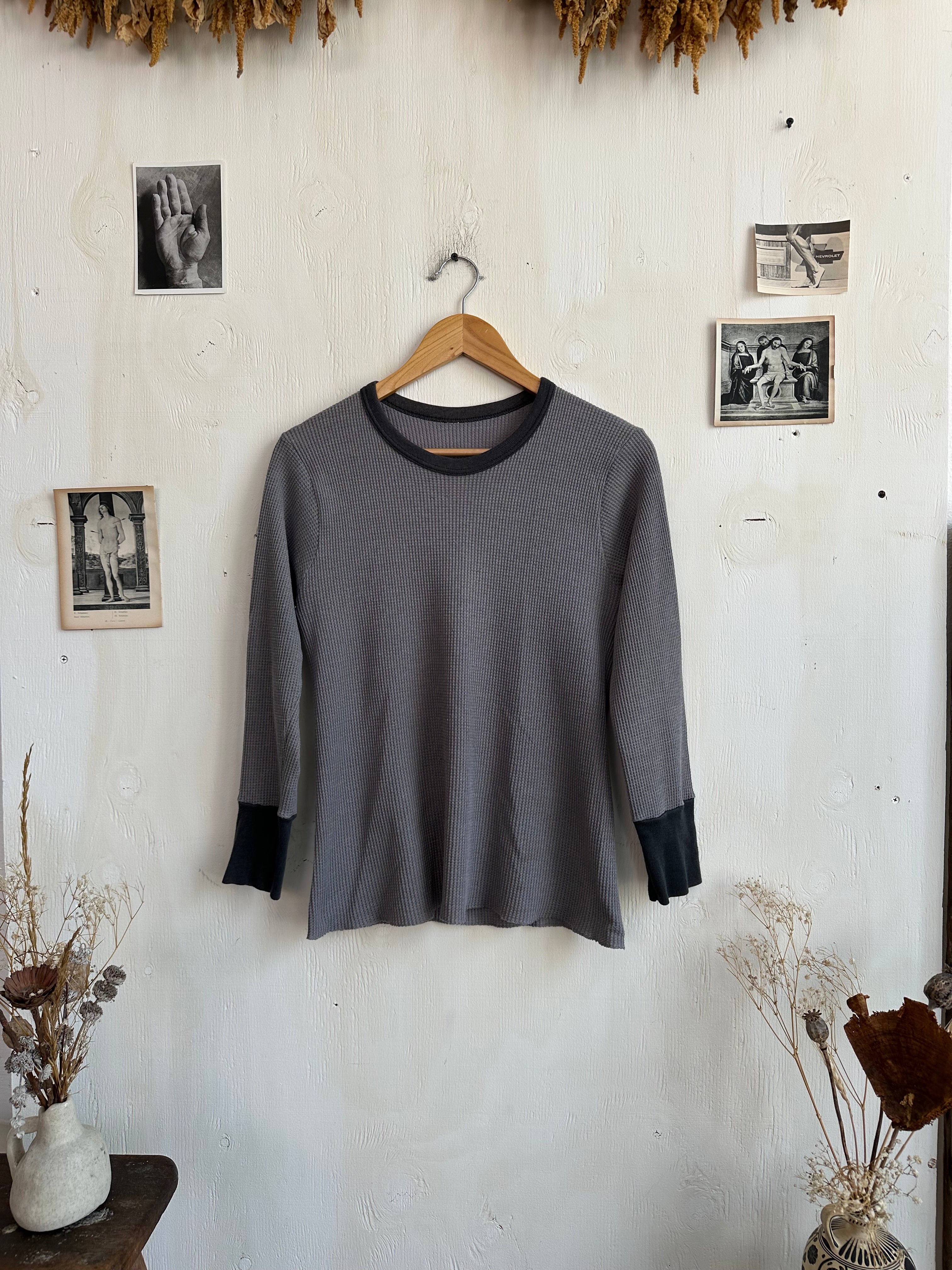1980s Faded Black and Gray Thermal (M)