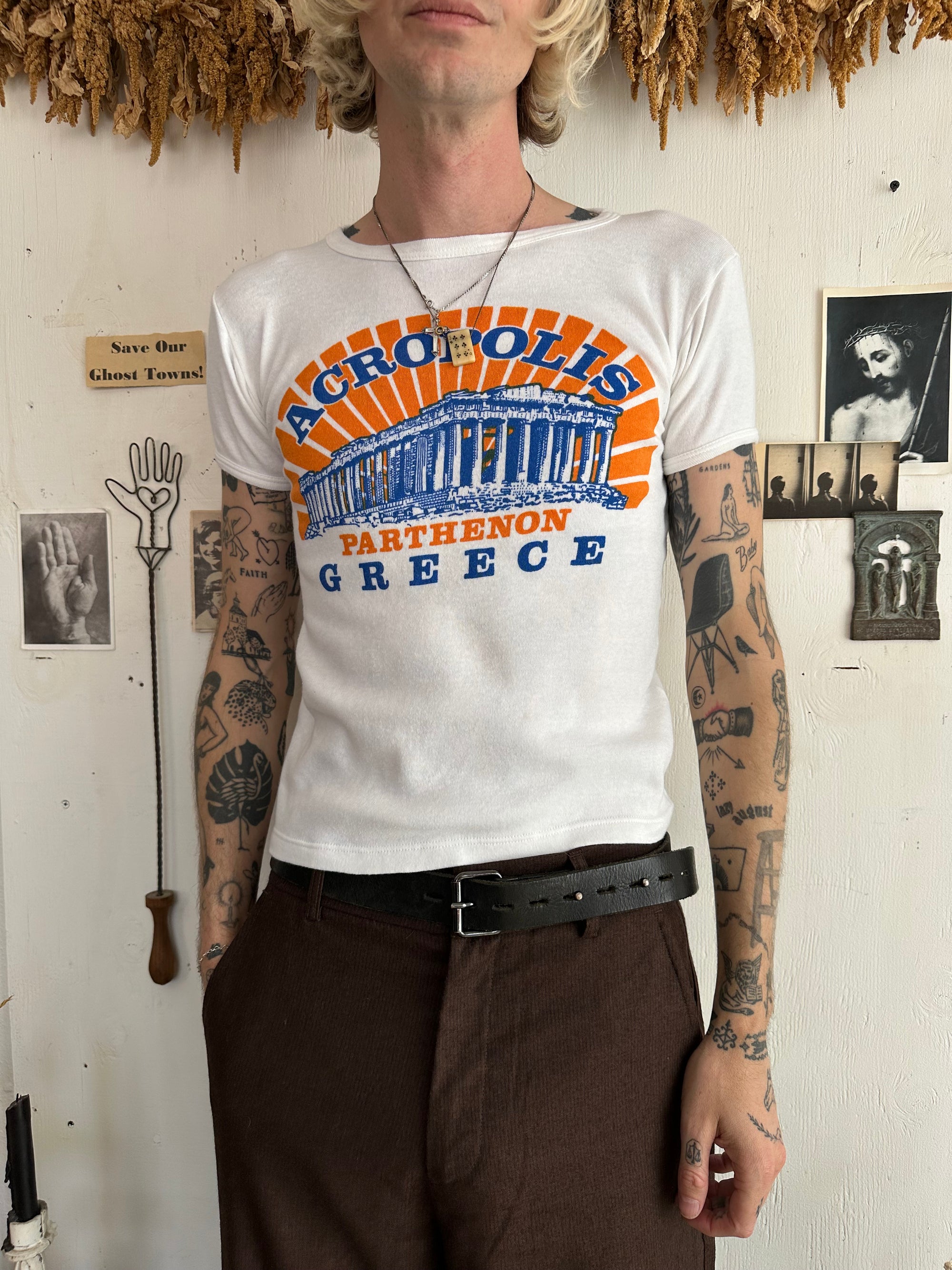 1970s Acropolis Greece Tee