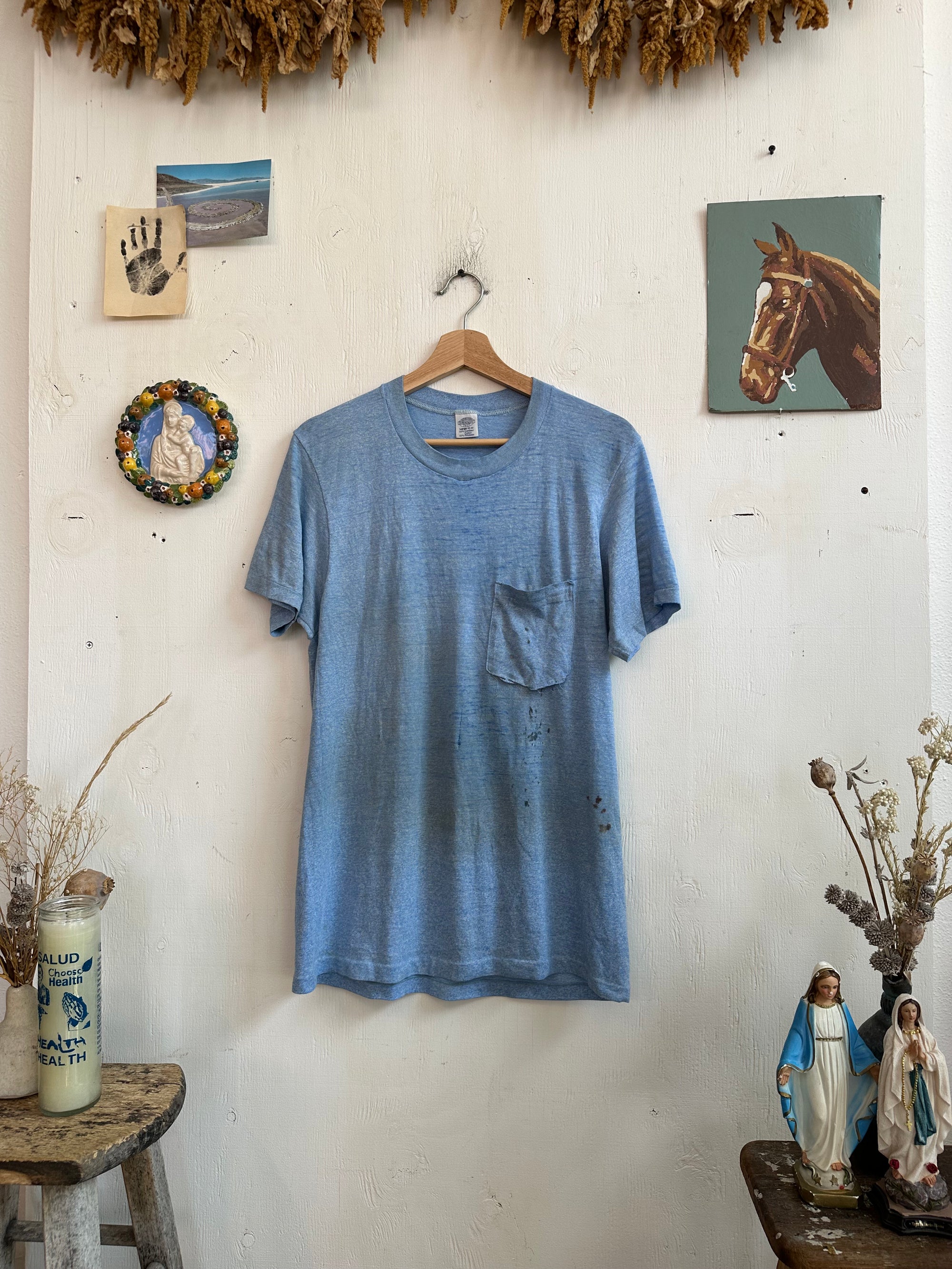 1980s Thrashed Towncraft Pocket Tee (L/XL)