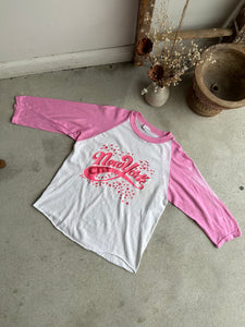 1980s Pink NYC Baseball Tee (S)