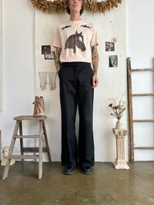 1990s Hand Painted Horse T-Shirt (M/L)