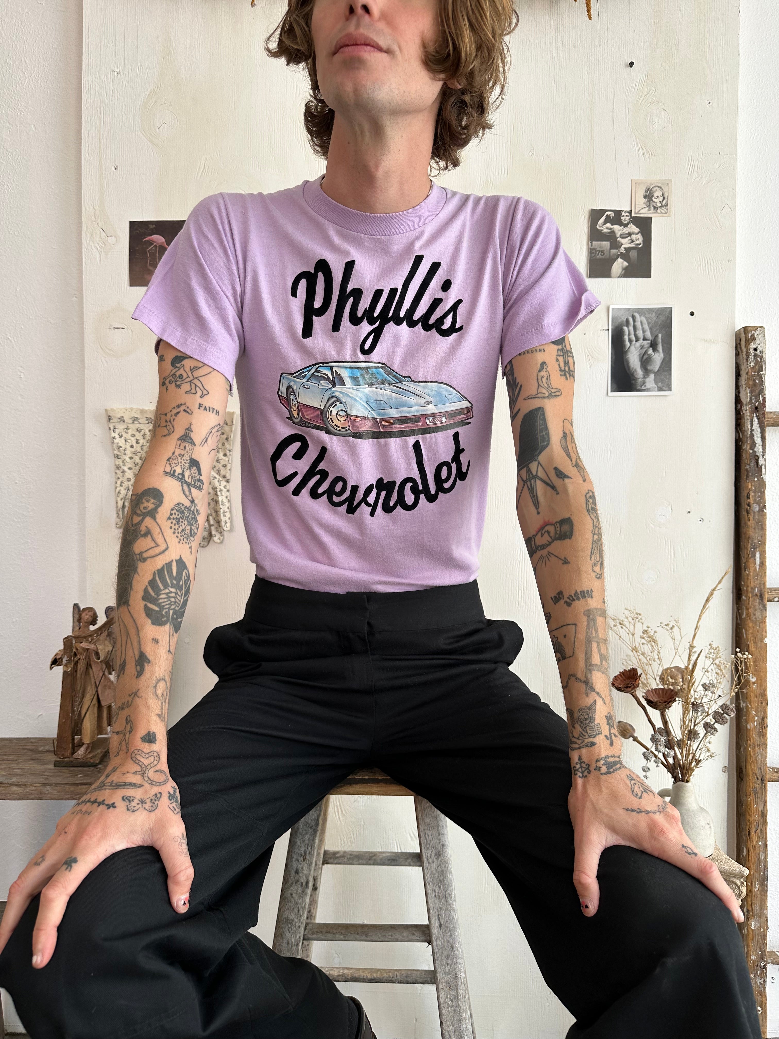 1980s Phyllis Chevrolet T-Shirt (S/M)