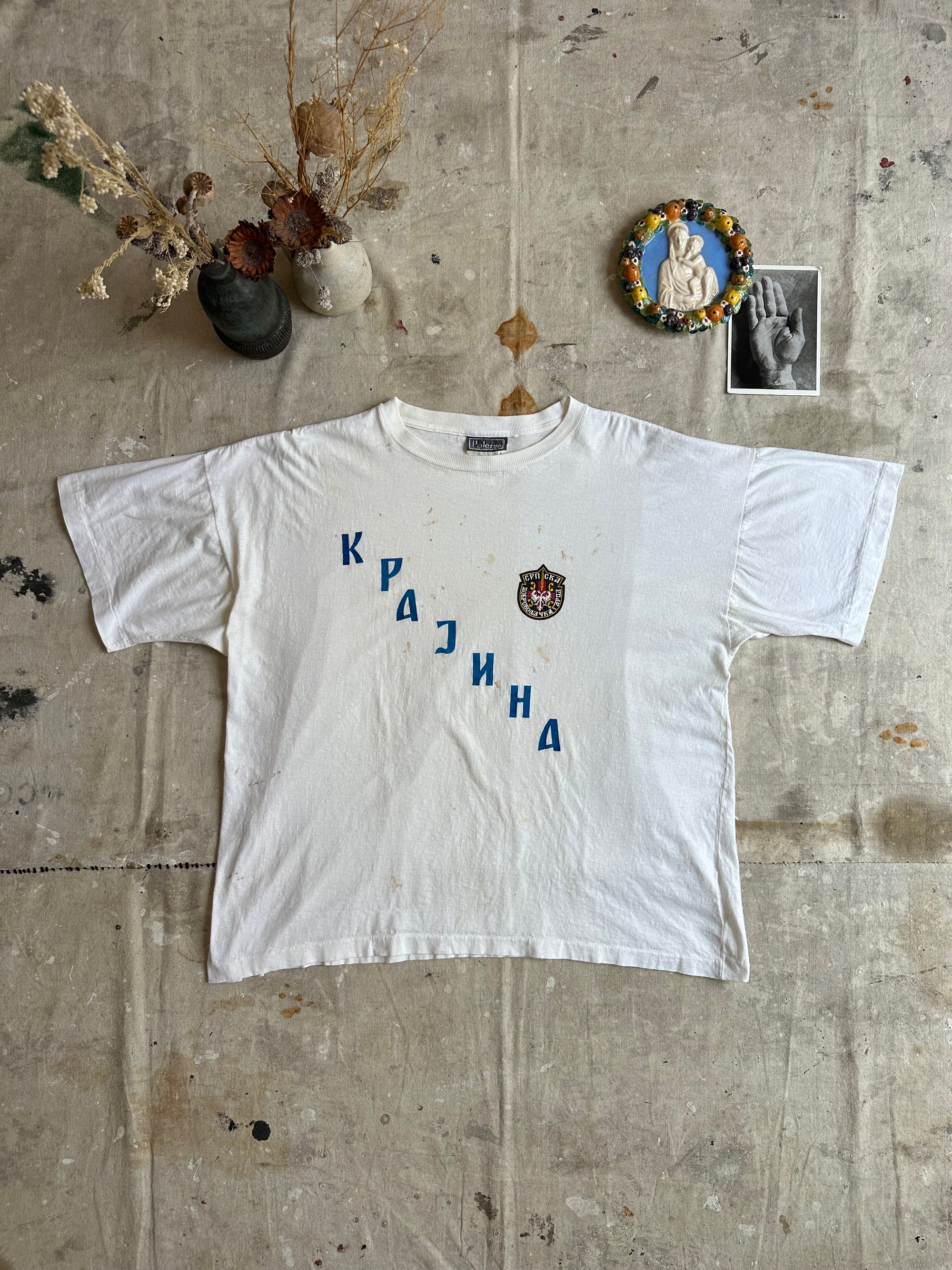 1980s Well Worn Ukrainian Crest Tee