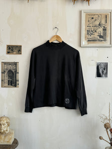 1990s Cropped Hanes Mock Neck (Boxy S/M)