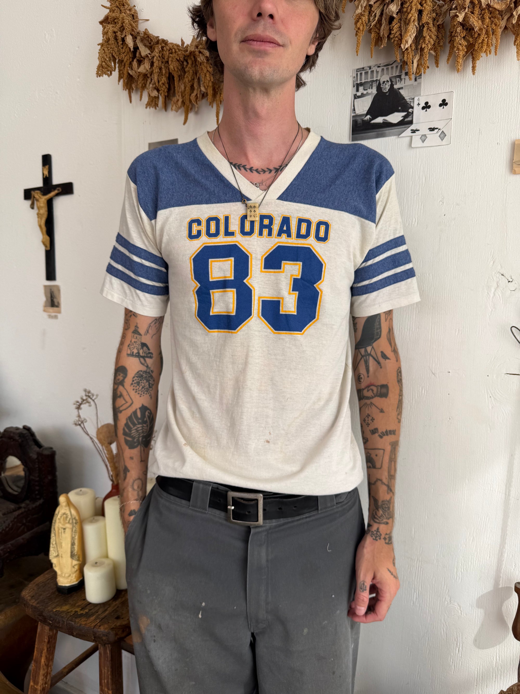 1980s Colorado 83 Athletic V-Neck
