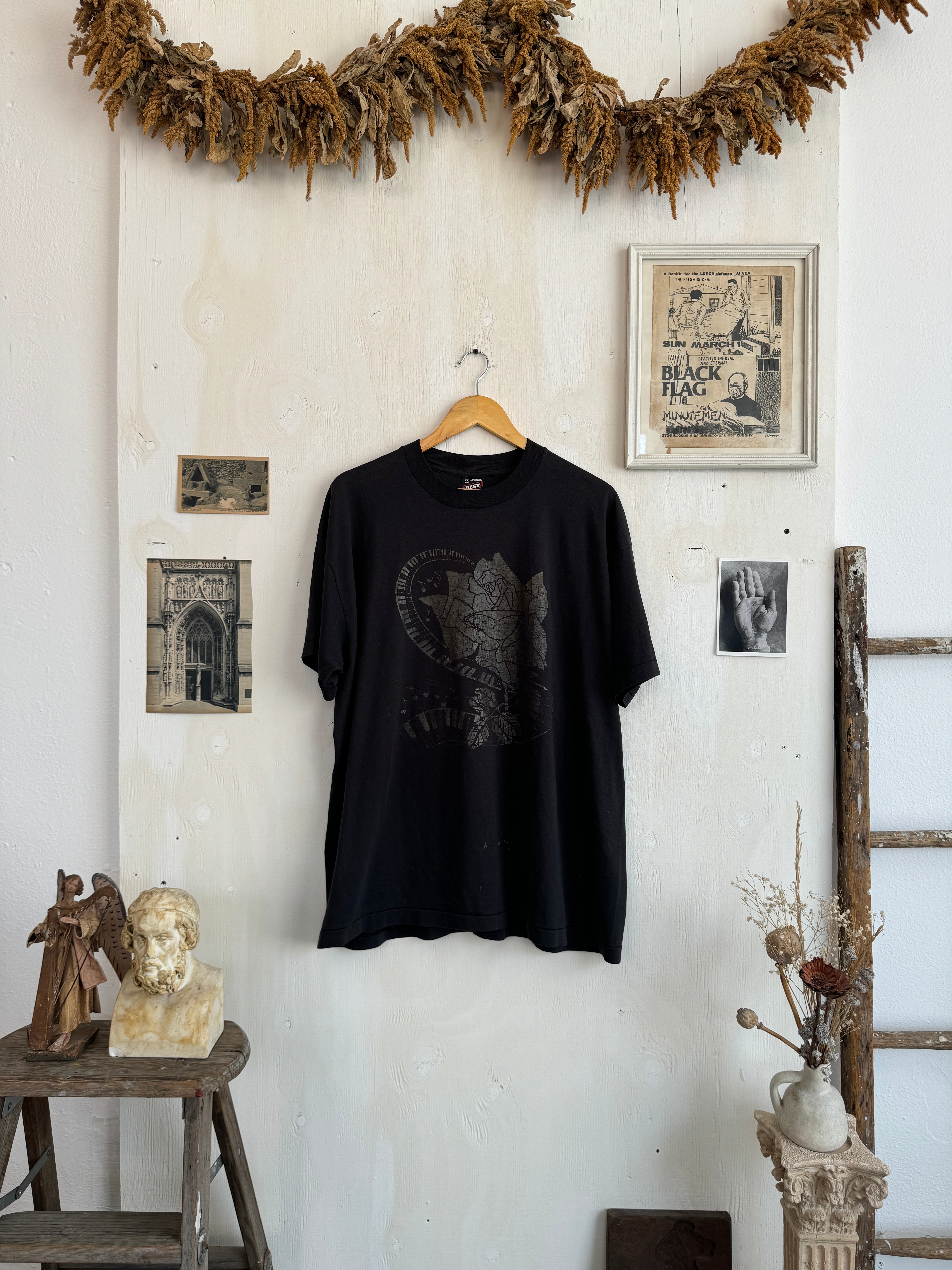 1990s Music Rose Tee (Boxy XXL)
