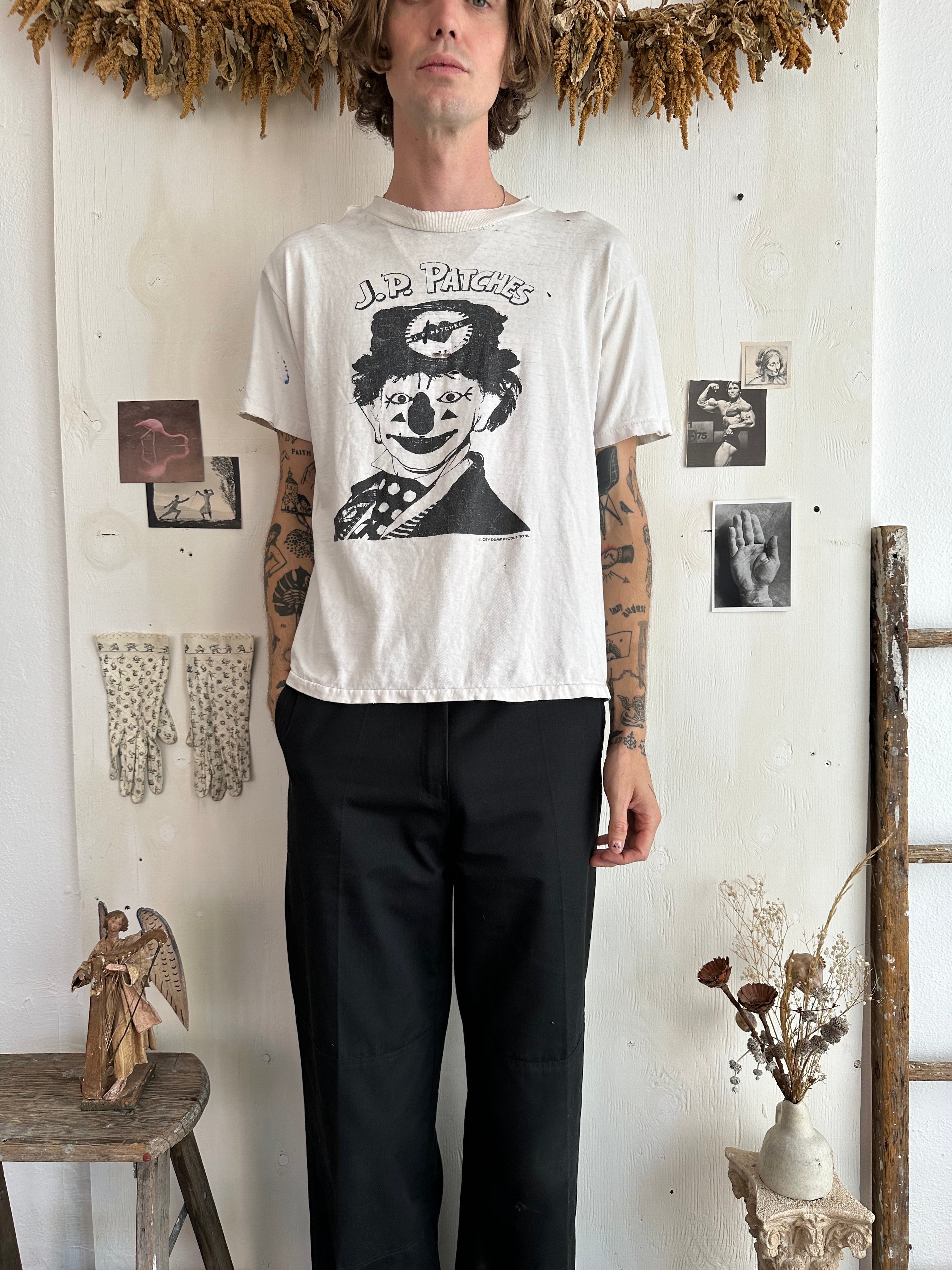 1980s Thrashed Patches The Clown T-Shirt (M)