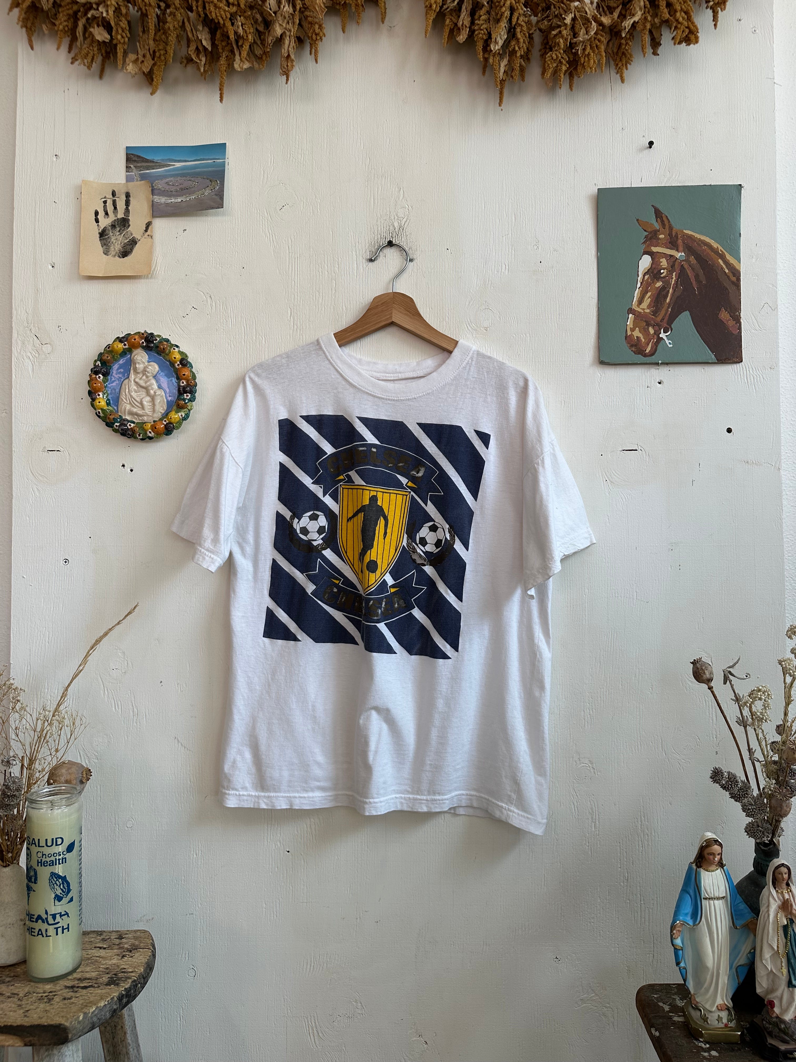 1980s Chelsea Soccer Tee (Boxy M)
