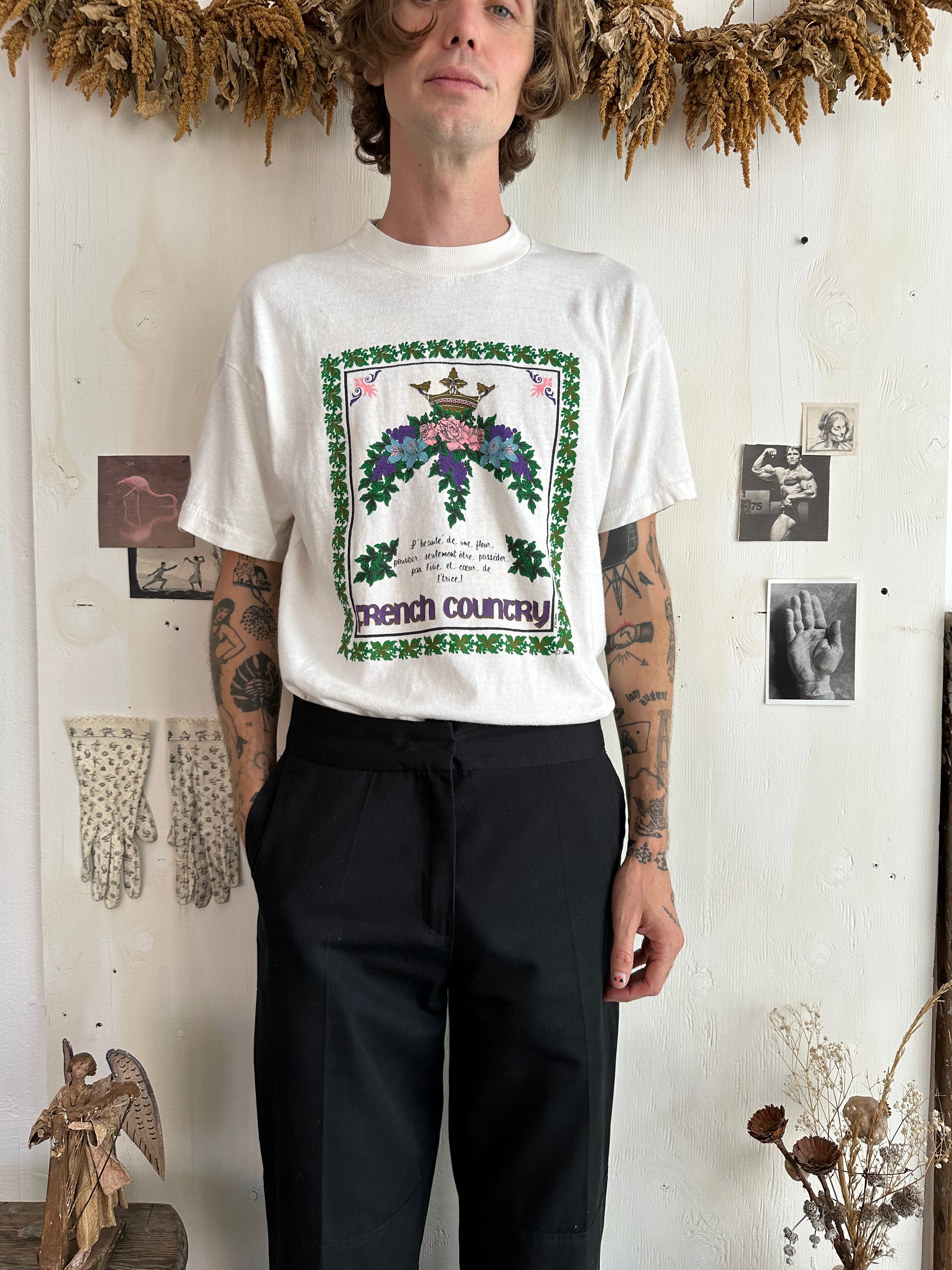1980s French Country T-Shirt (L/XL)