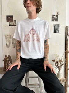 1980s Home Made Woman’s Portrait Tee (L)