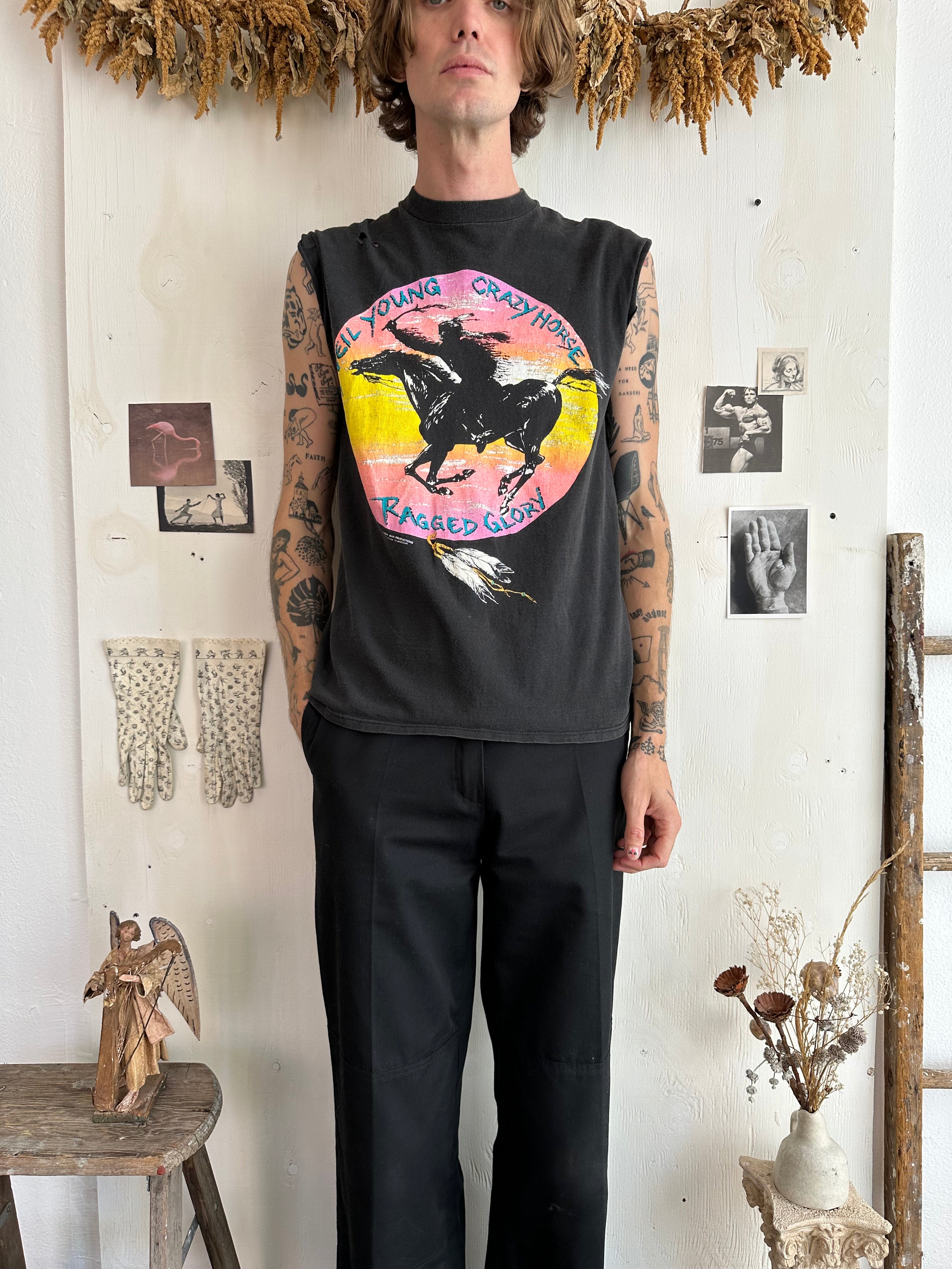 1990s Neil Young And Crazy Horse Muscle Tee (M/L)
