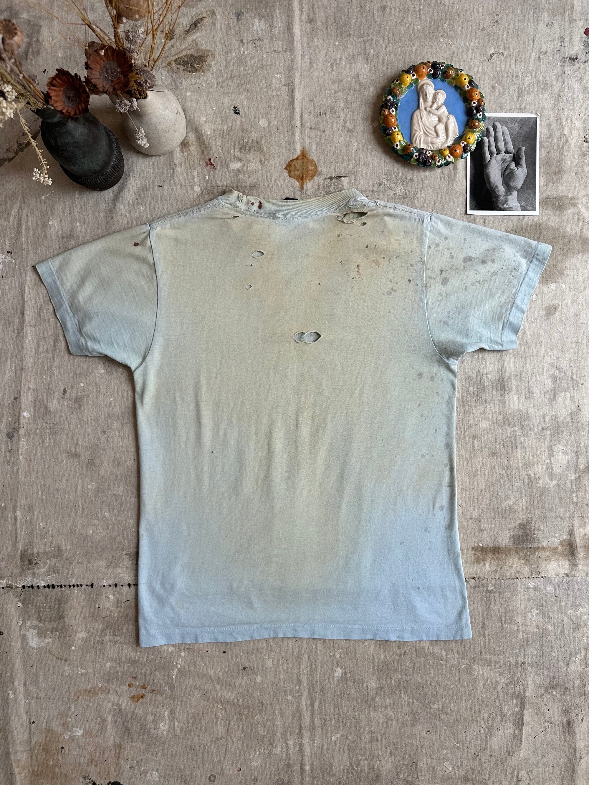 1980s Thrashed Flying Fish Records Tee