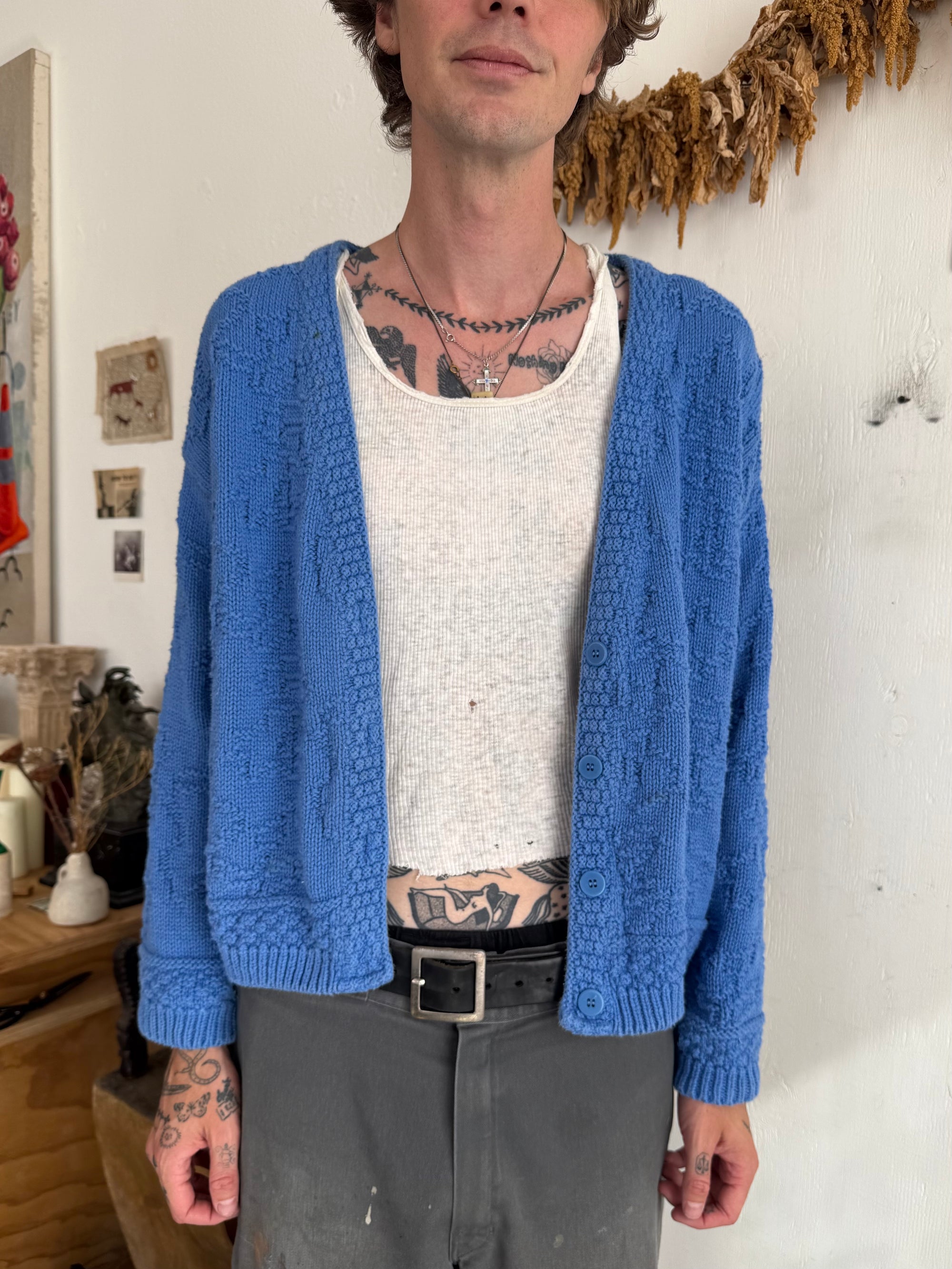 1990s L.L. Bean Cotton Knit Cardigan