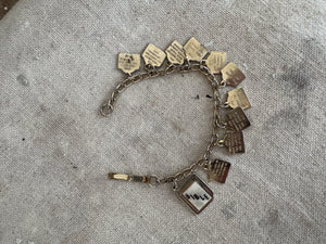 Vintage Bible and Ten Commandments Bracelet