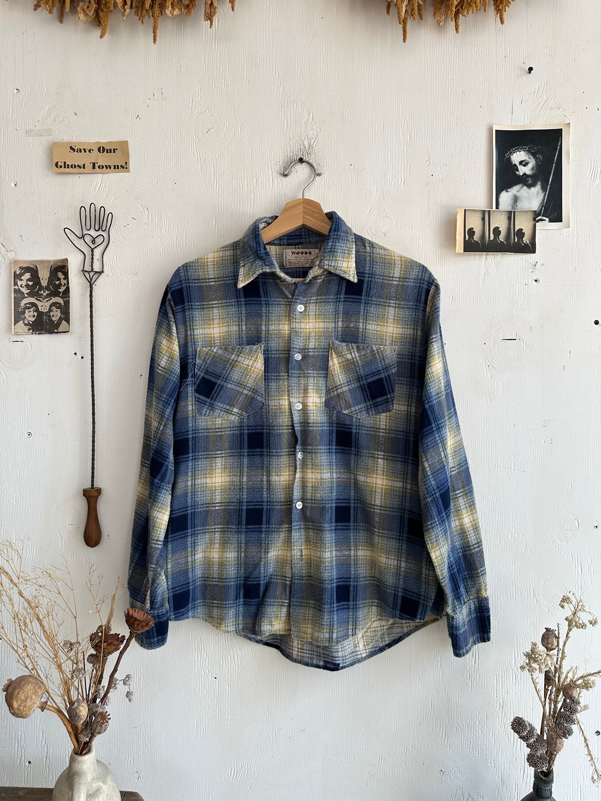 1970s 100% Cotton Printed Flannel