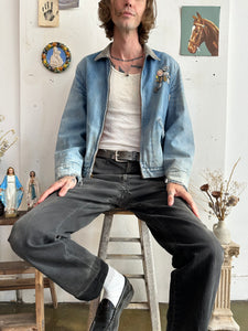 1960s Denim Big Mac Work Jacket W/ Pins (M)