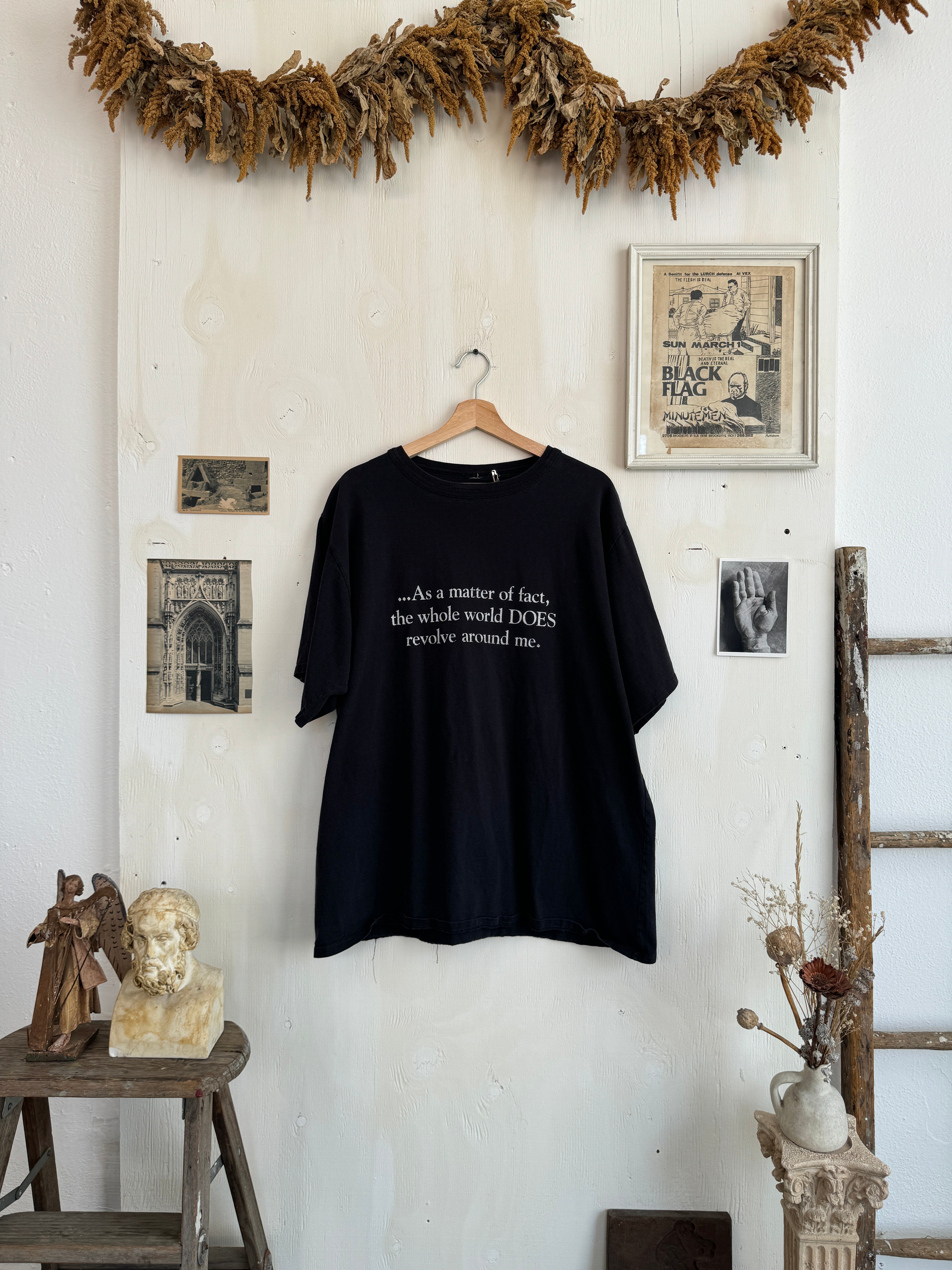 1990s World Revolves Around Me Tee (Boxy XL)
