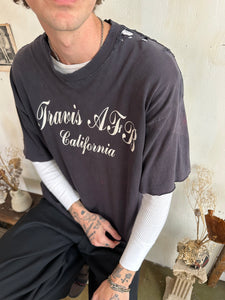 1990s Thrashed Travis AFB Tee (Boxy XXL)