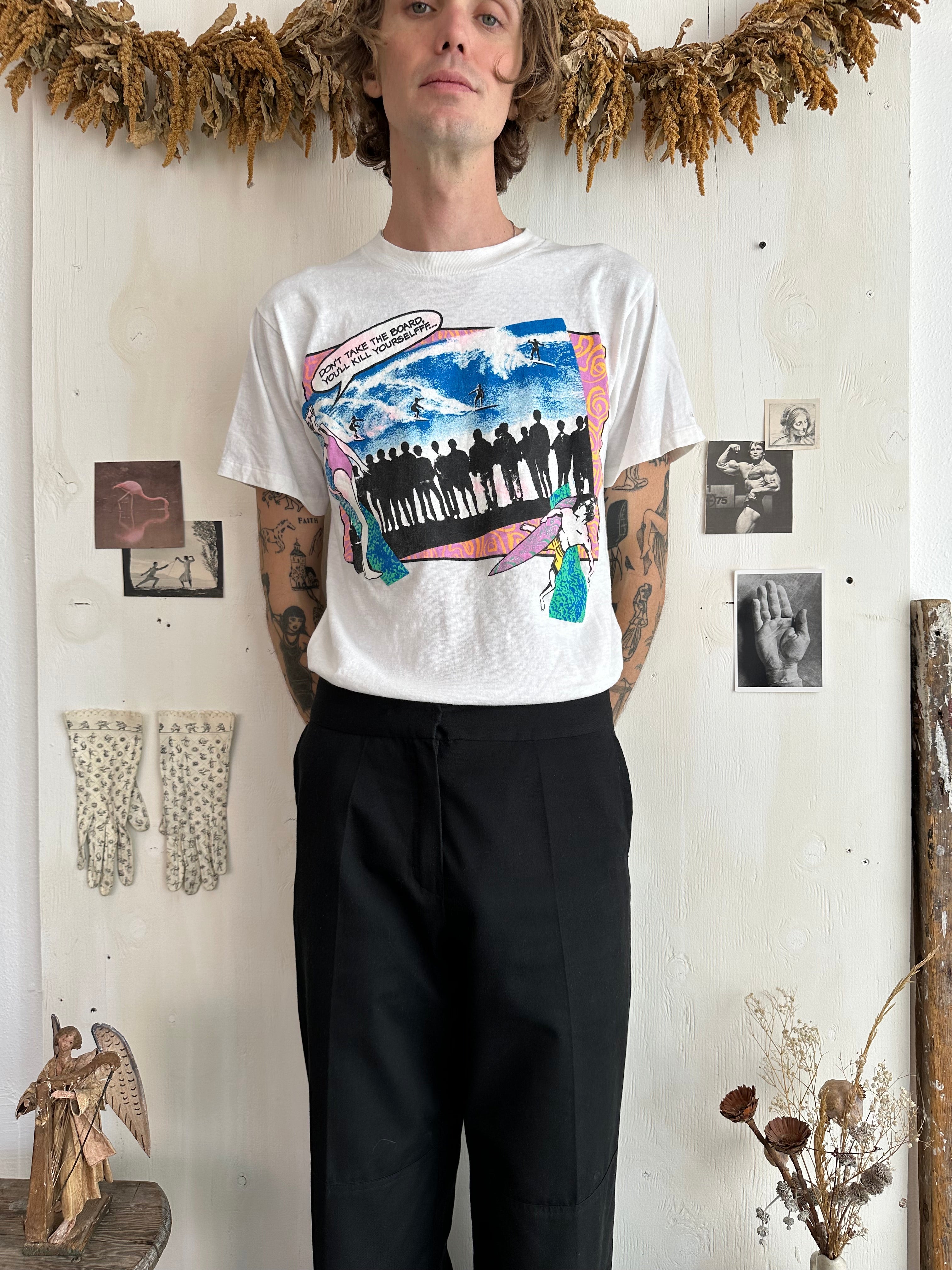 1980s Hand Repaired Surfer Tee (M/L)