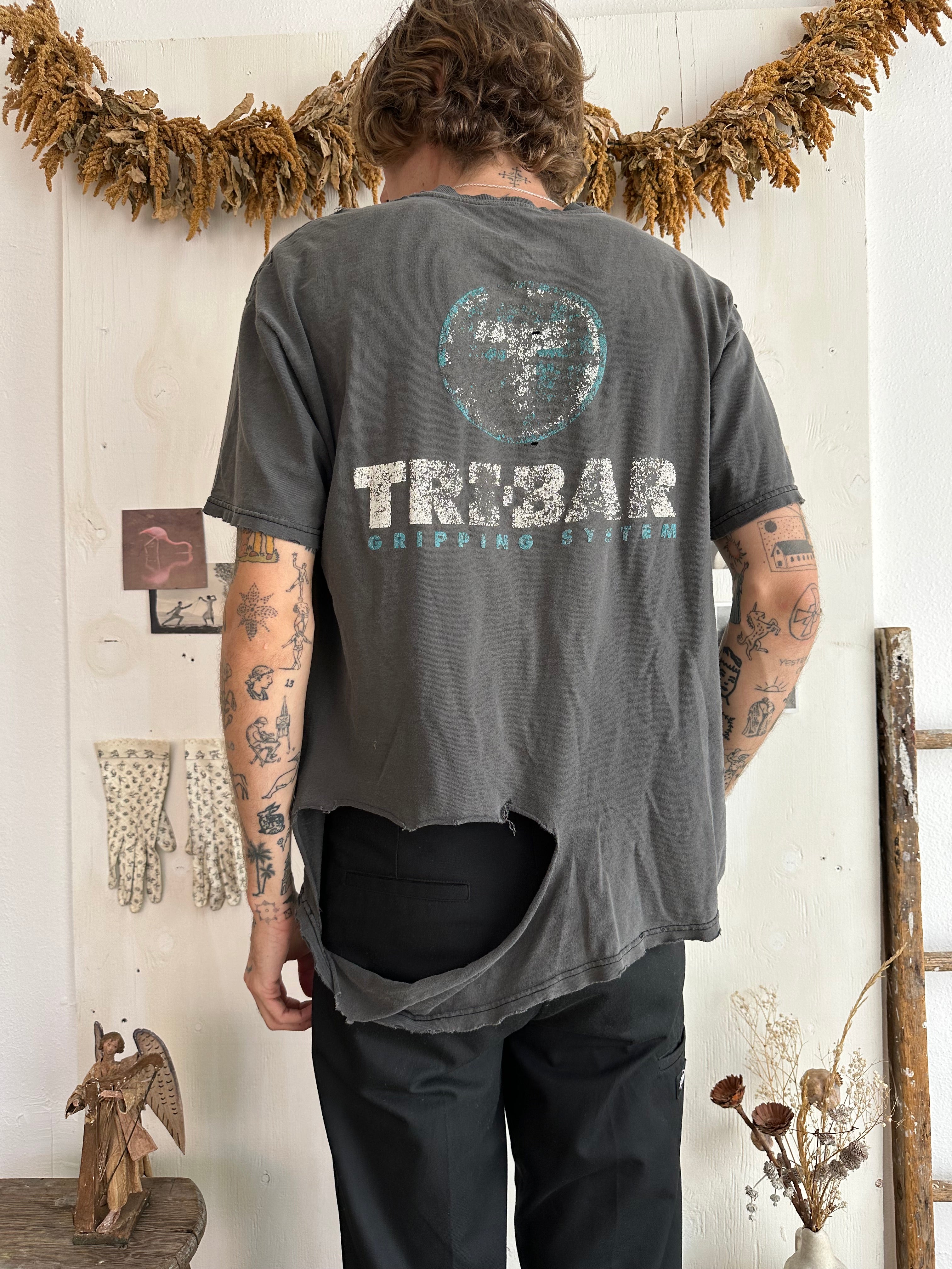 1990s Thrashed Tri-Bar T-Shirt (M/L)