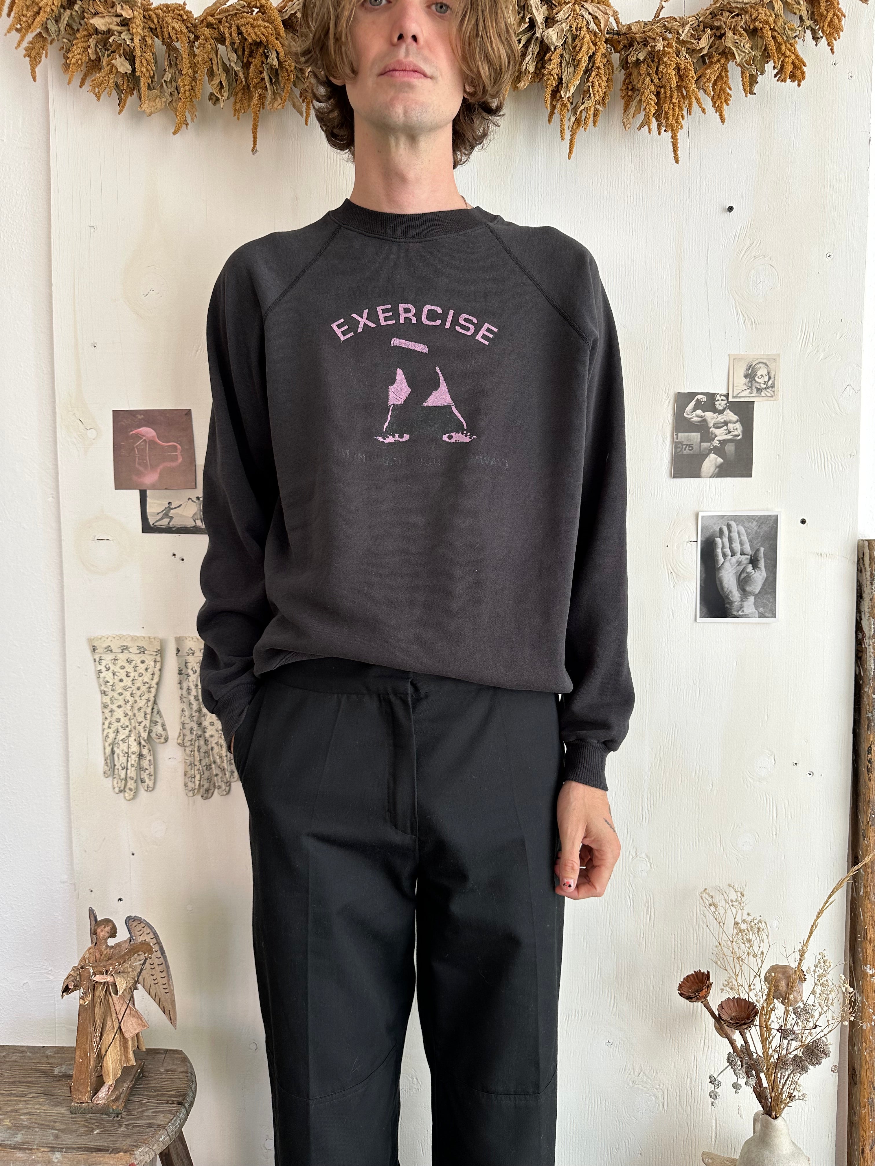 1990s Faded Exercise Sweatshirt (M/L)