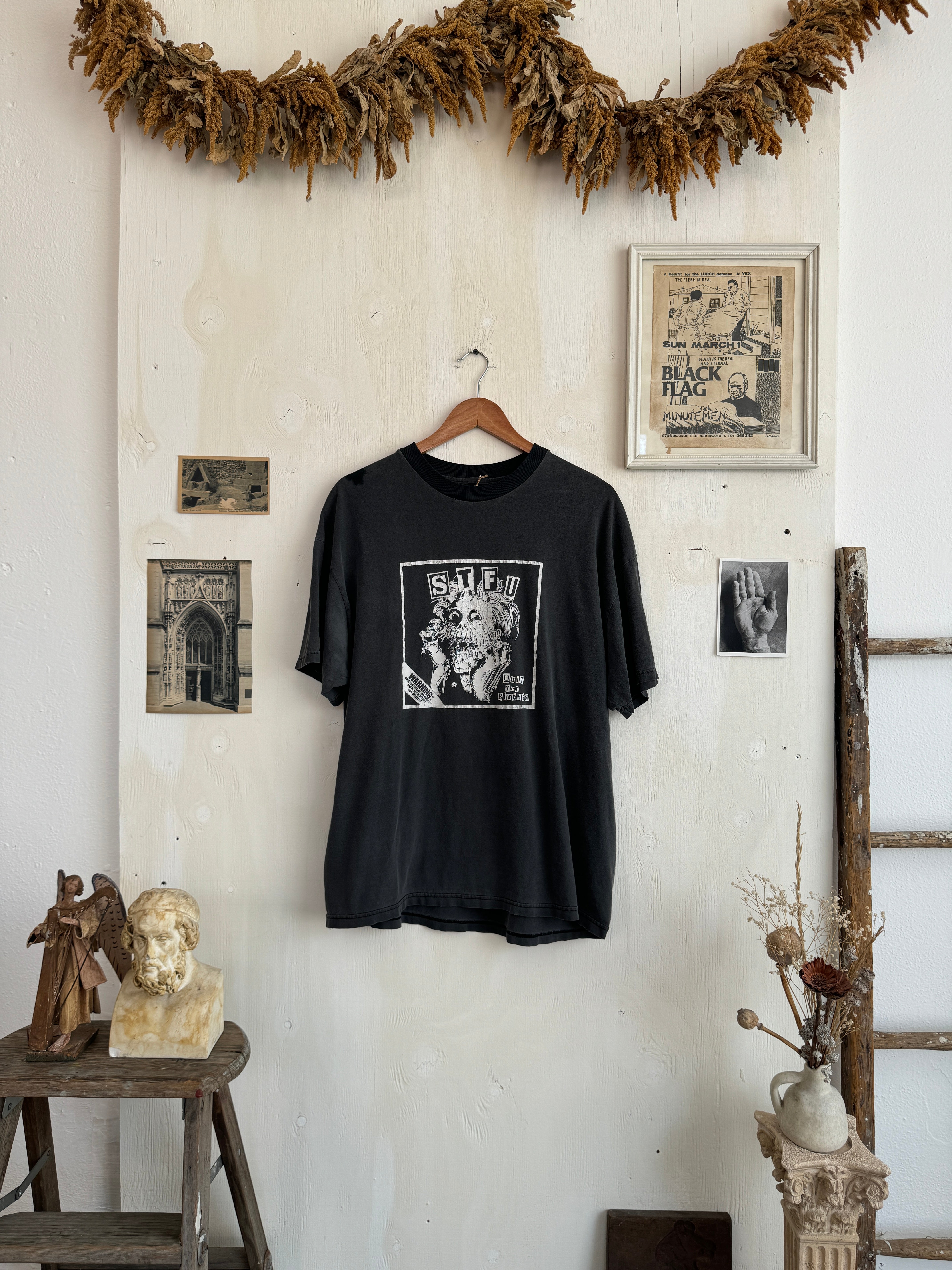 1990s/2000s Well-Worn STFU Quit Yer Bitchin’ Tee (Boxy XL)