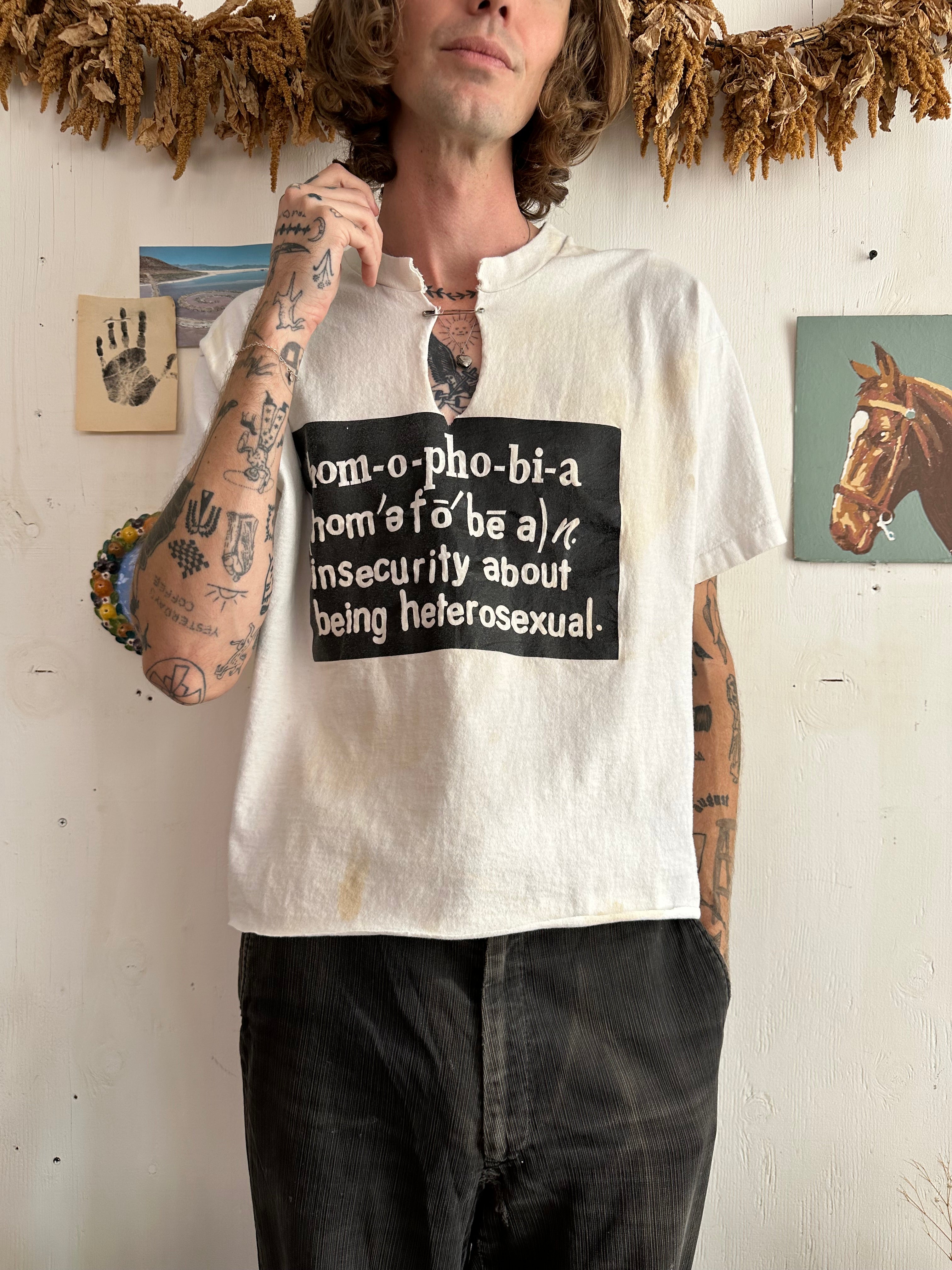 1990s Homophobia T-Shirt (Boxy M)