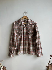 1970s Chopped Western Shirt (Boxy M)