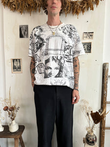 1990s Made In USA Express All-Over Print Tee (Boxy XL)