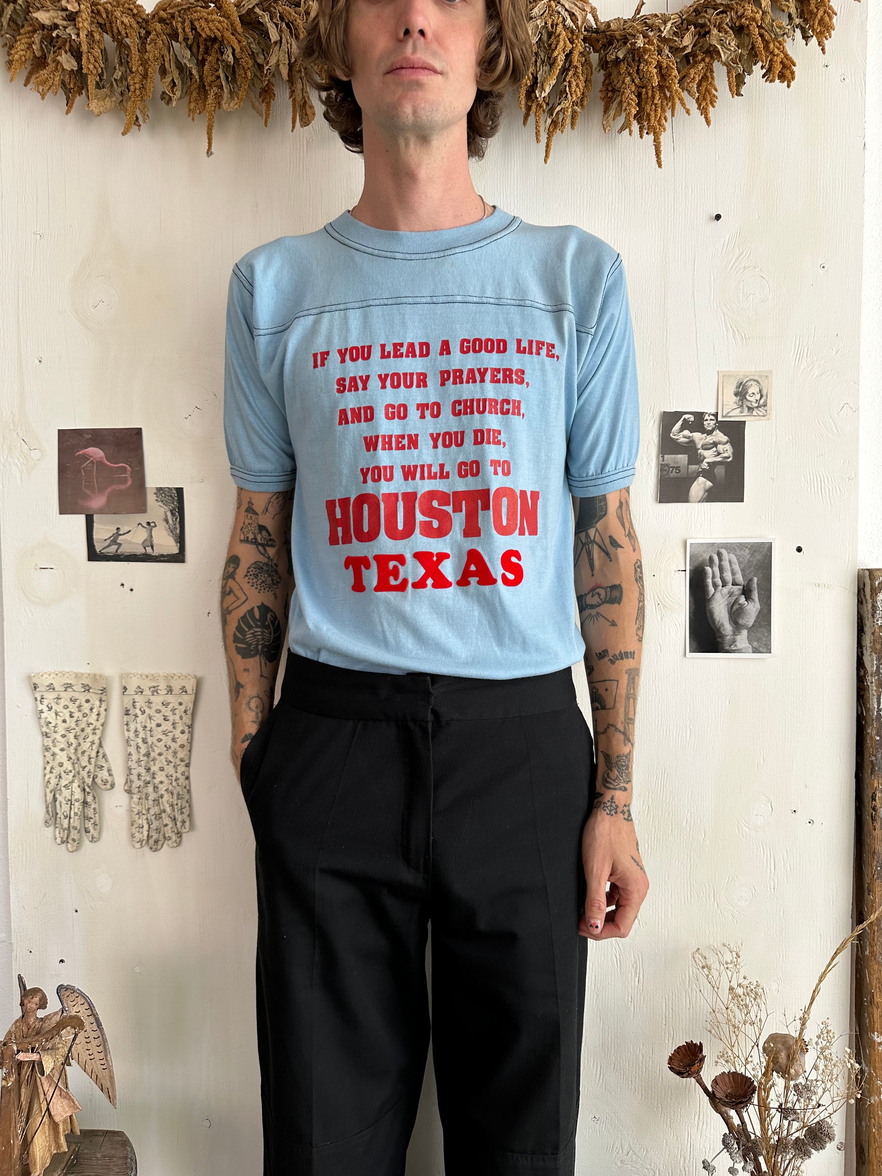 1980s Houston Texas Heaven Athletic Tee (M/L)