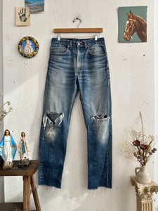 1990s Thrashed Levis 505s (30/30)