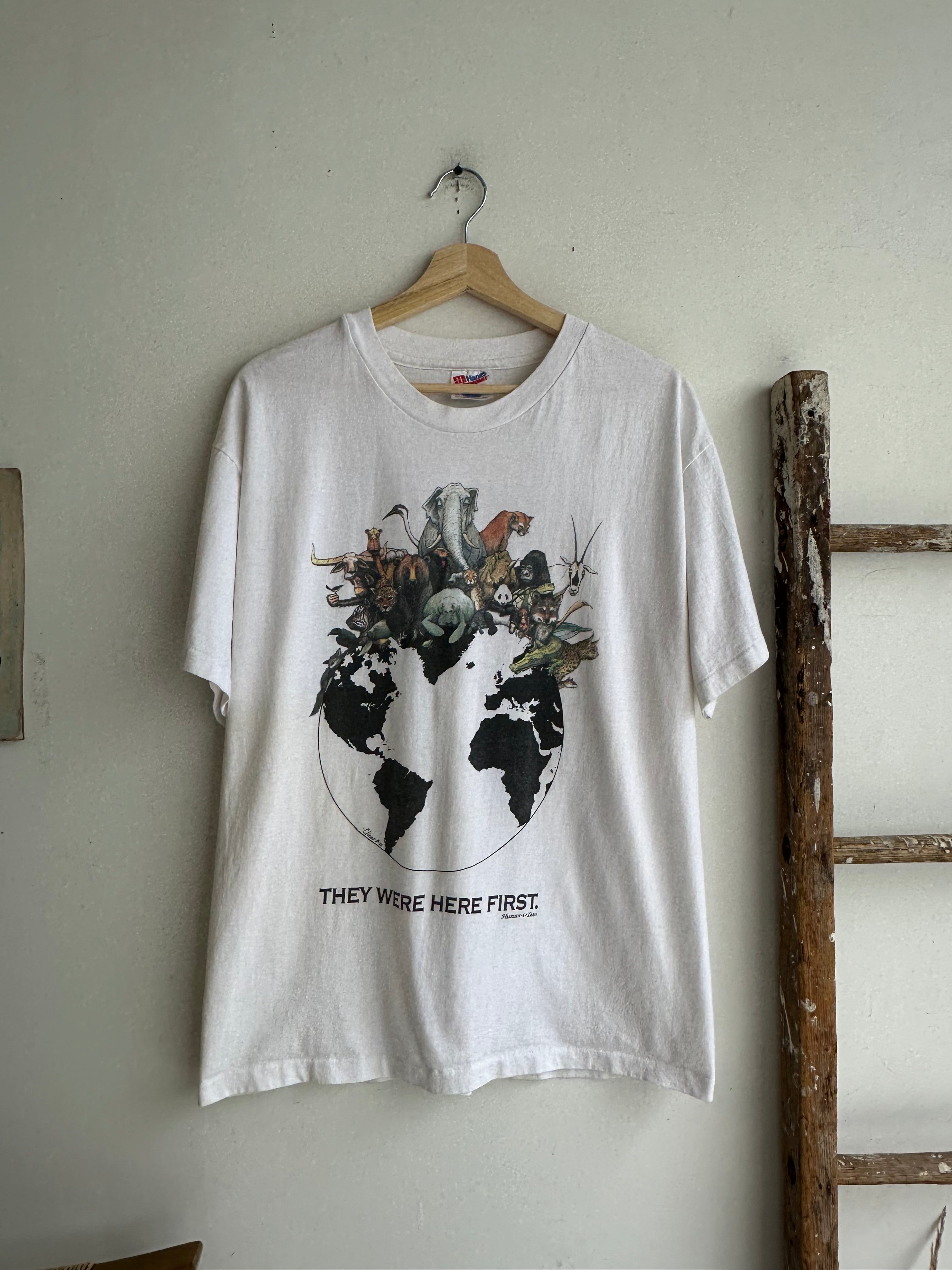 1990s They Were Here First Tee (L)