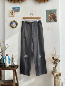 1970s Well Worn + RepairedBig Mac Work Pants (31/32)