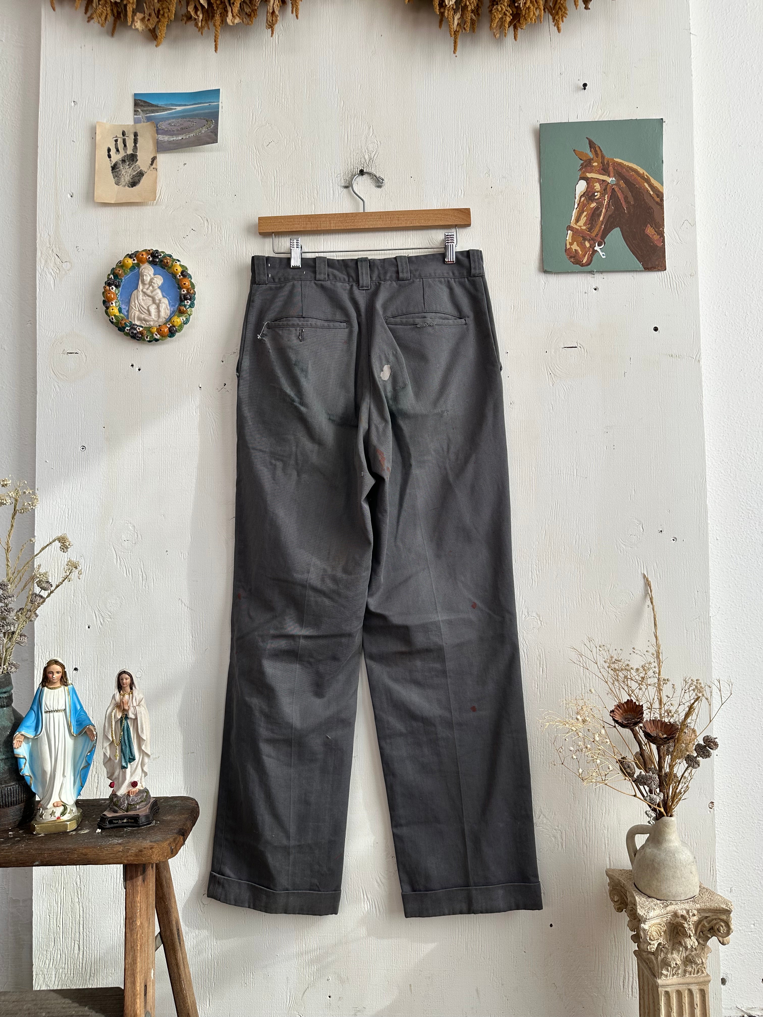 1970s Well Worn + RepairedBig Mac Work Pants (31/32)