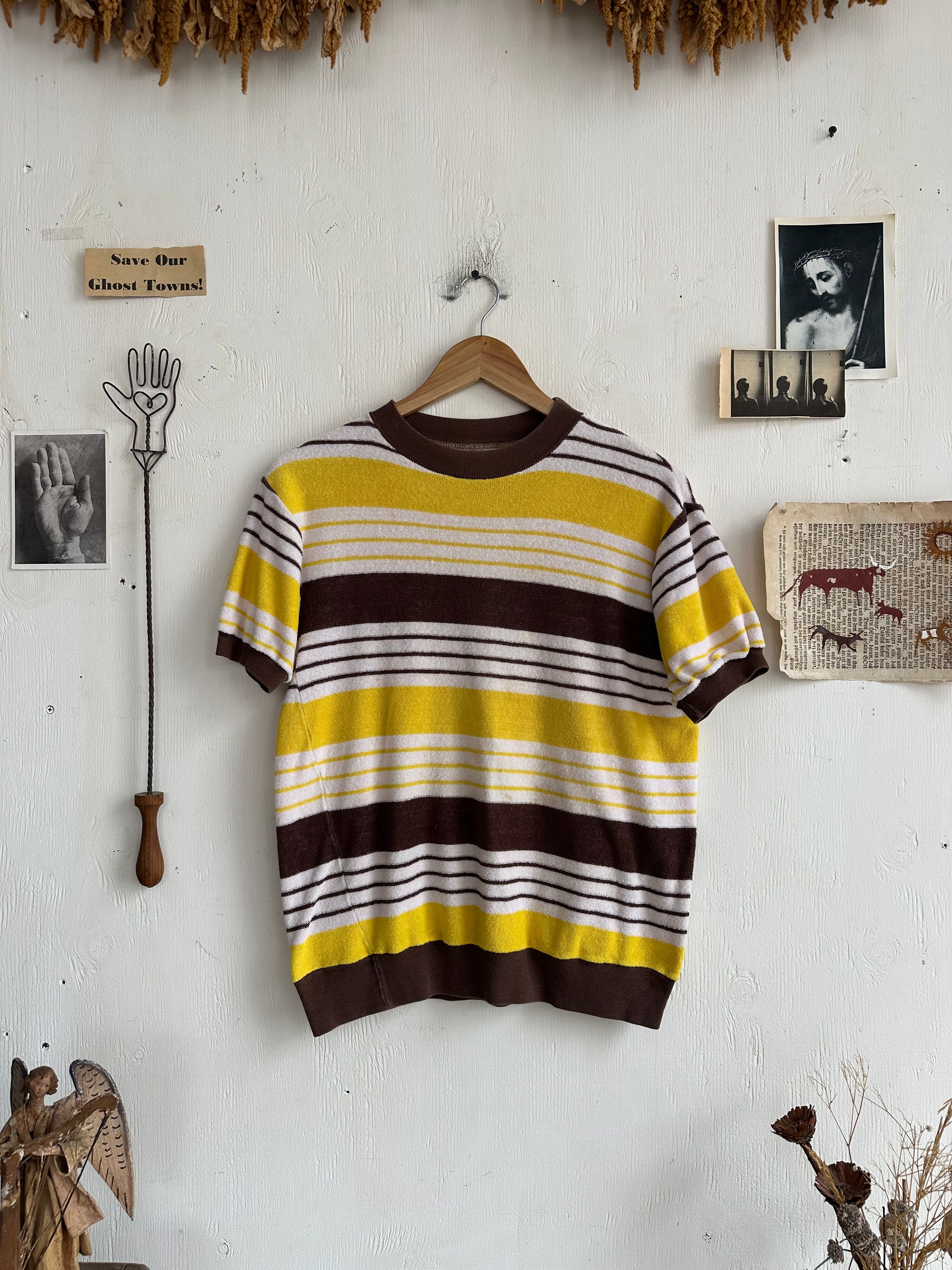 1970s Striped Terry Cloth Tee