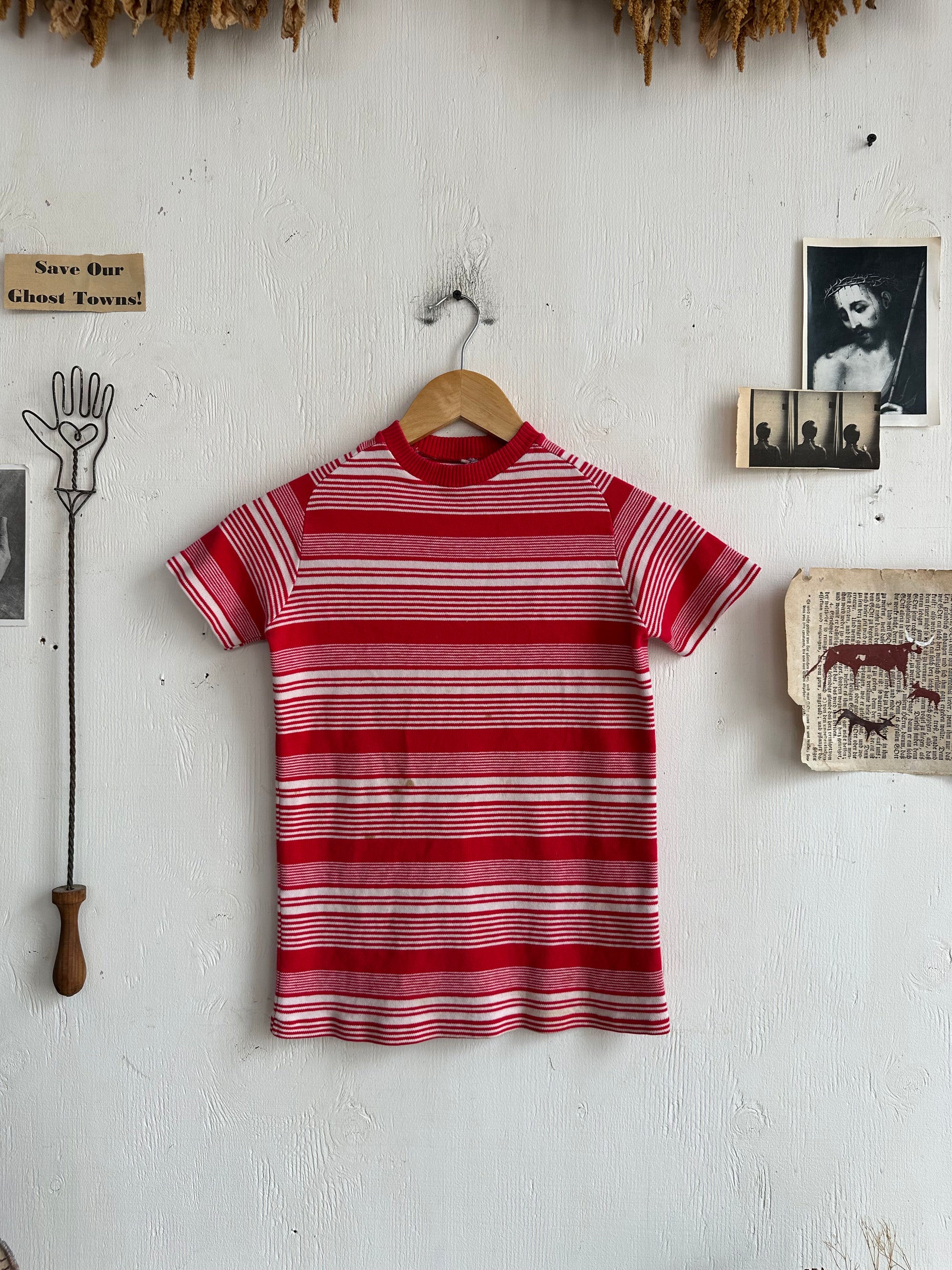 1960s Ribbed Striped Tee